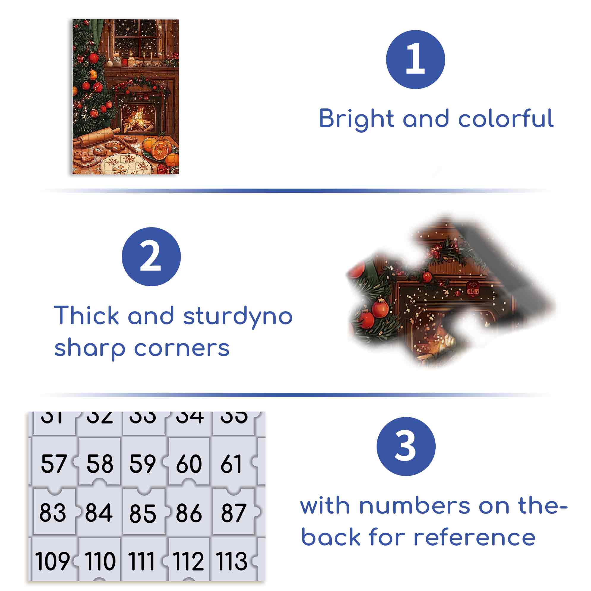 Christmas Eve 500pcs/1000pcs Jigsaw Puzzle, Scratch-Resistant, Paper Material, Interactive Family Game & Brain-Boosting DIY Decor, Perfect for Halloween, Christmas & New Year Gifts, Family Puzzle Game