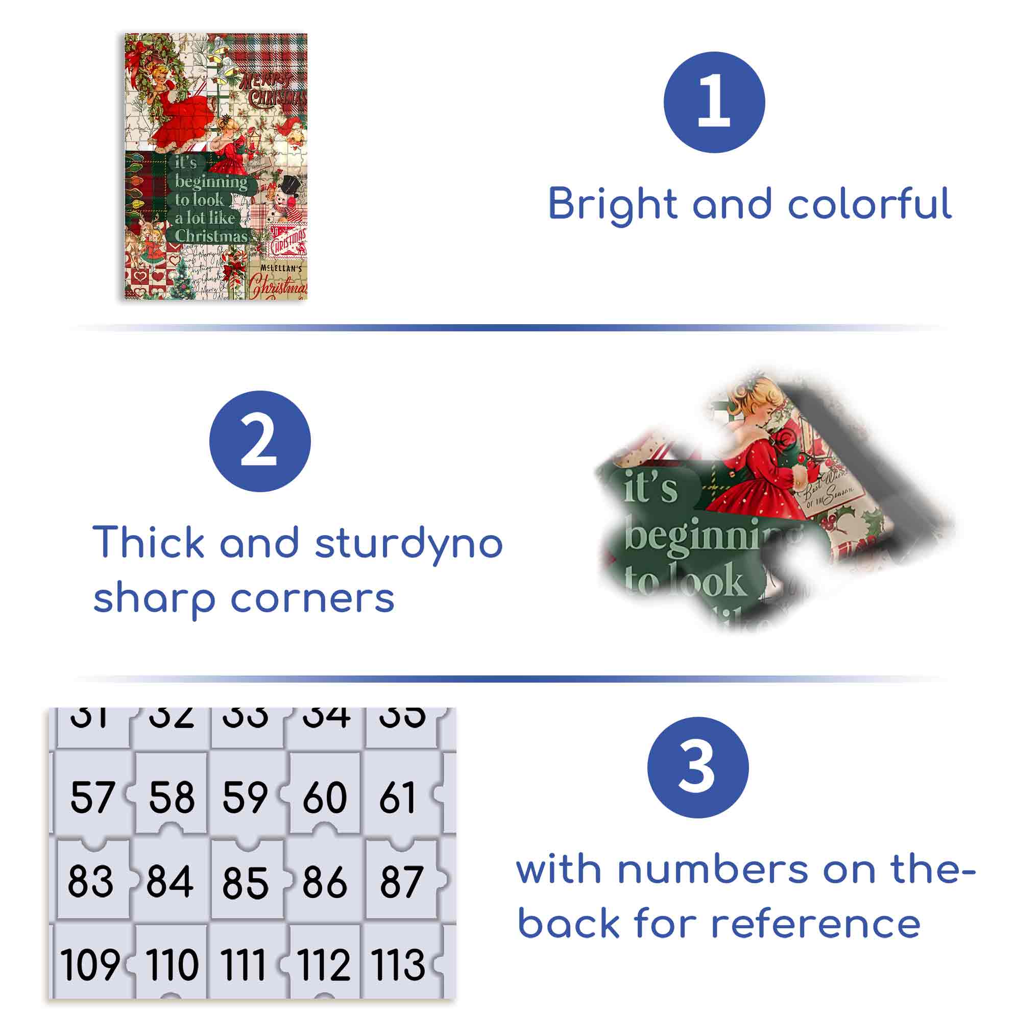 Christmas Season Festive 500pcs/1000pcs Jigsaw Puzzle, Scratch-Resistant, Paper Material, Interactive Family Game & Brain-Boosting DIY Decor, Perfect for Halloween, Christmas & New Year Gifts, Family Puzzle Game