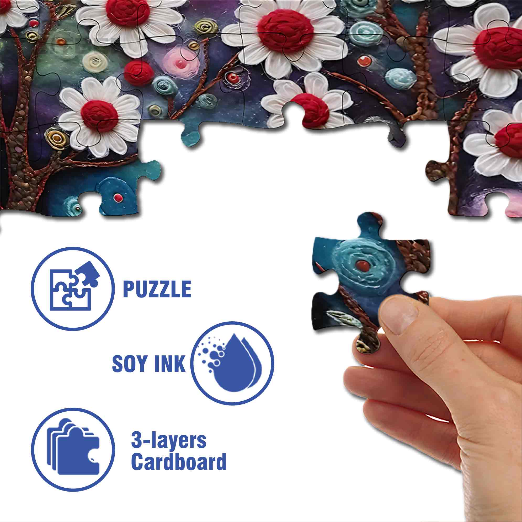 Snow House 500pcs/1000pcs Jigsaw Puzzle, Scratch-Resistant, Paper Material, Interactive Family Game & Brain-Boosting DIY Decor, Perfect for Halloween, Christmas & New Year Gifts, Family Puzzle Game
