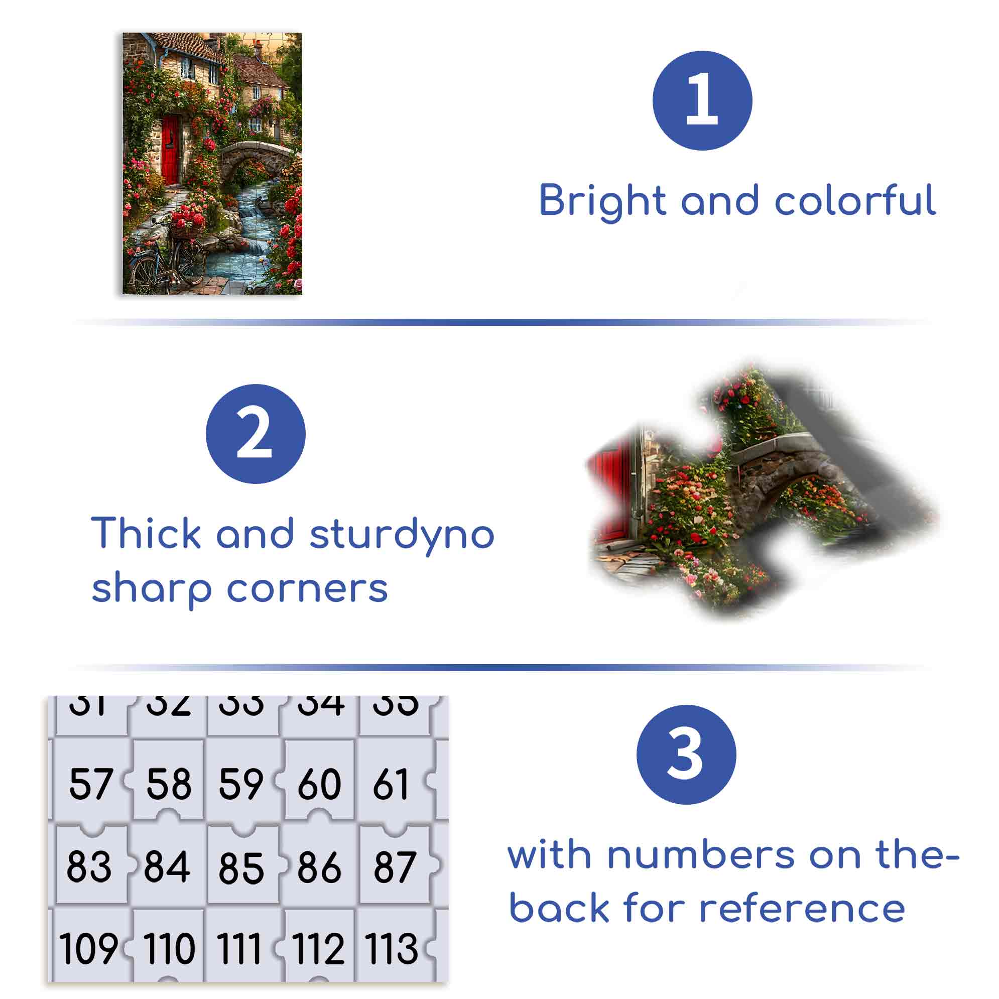 Bike 500pcs/1000pcs Jigsaw Puzzle, Scratch-Resistant, Paper Material, Interactive Family Game & Brain-Boosting DIY Decor, Perfect for Halloween, Christmas & New Year Gifts, Family Puzzle Game