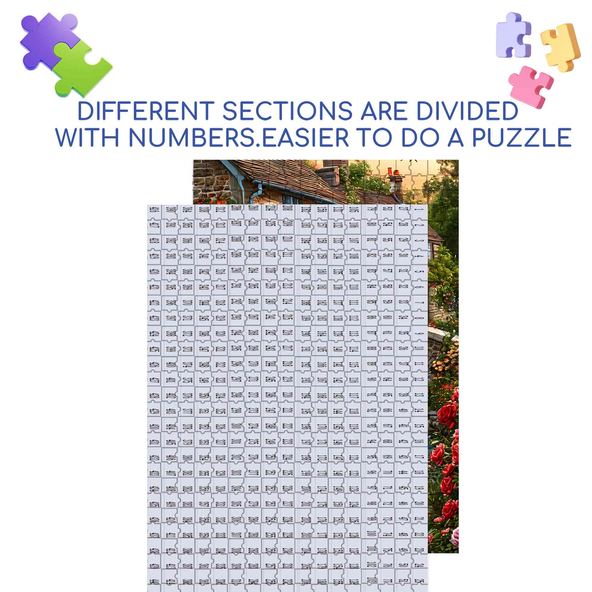 Bike 500pcs/1000pcs Jigsaw Puzzle, Scratch-Resistant, Paper Material, Interactive Family Game & Brain-Boosting DIY Decor, Perfect for Halloween, Christmas & New Year Gifts, Family Puzzle Game
