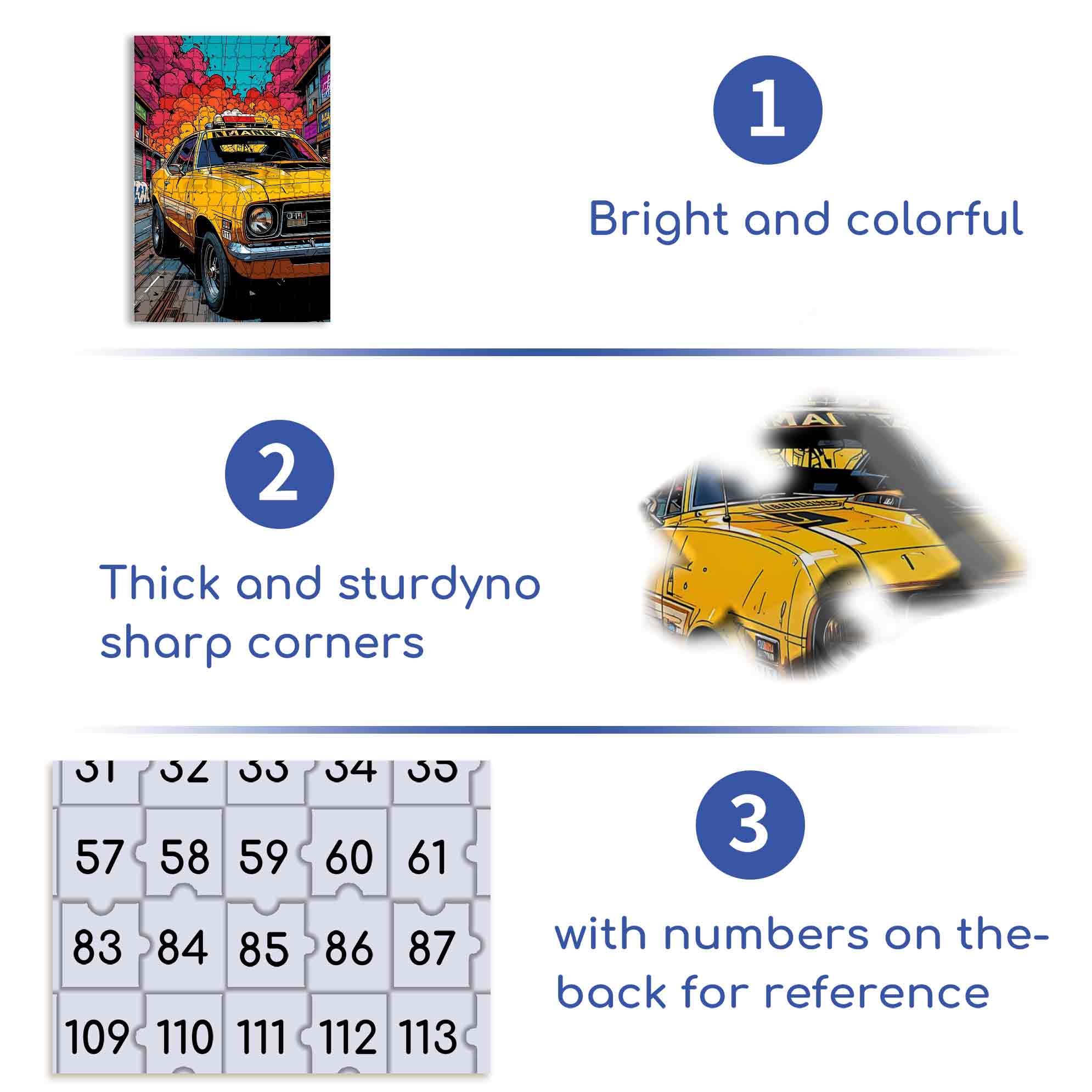 Car 500pcs/1000pcs Jigsaw Puzzle, Scratch-Resistant, Paper Material, Interactive Family Game & Brain-Boosting DIY Decor, Perfect for Halloween, Christmas & New Year Gifts, Family Puzzle Game