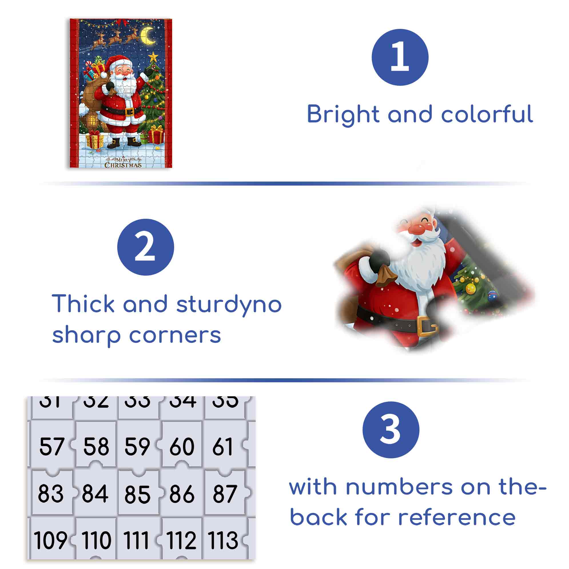 Christmas Card 500pcs/1000pcs Jigsaw Puzzle, Scratch-Resistant, Paper Material, Interactive Family Game & Brain-Boosting DIY Decor, Perfect for Halloween, Christmas & New Year Gifts, Family Puzzle Game