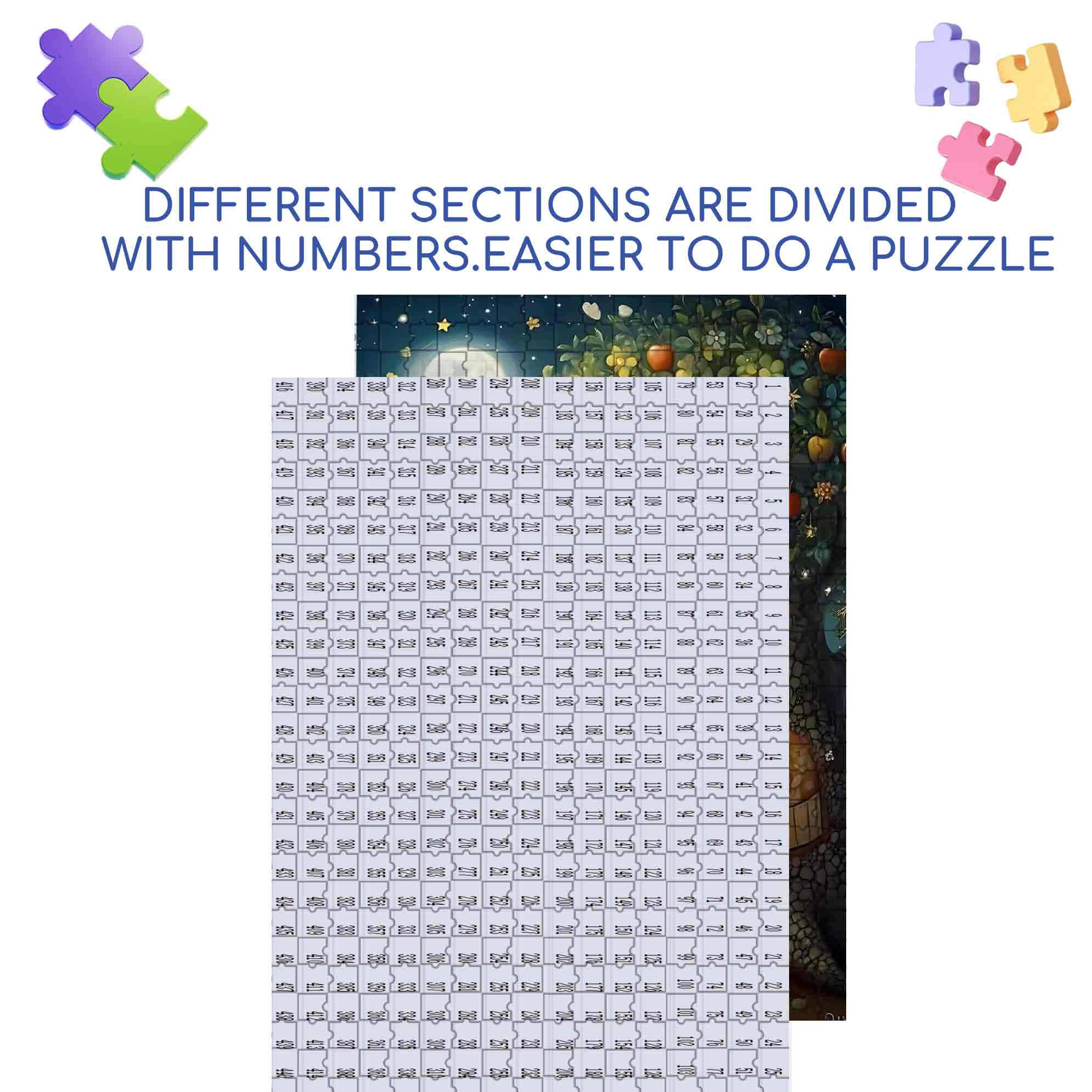 Fat Cat 500pcs/1000pcs Jigsaw Puzzle, Scratch-Resistant, Paper Material, Interactive Family Game & Brain-Boosting DIY Decor, Perfect for Halloween, Christmas & New Year Gifts, Family Puzzle Game