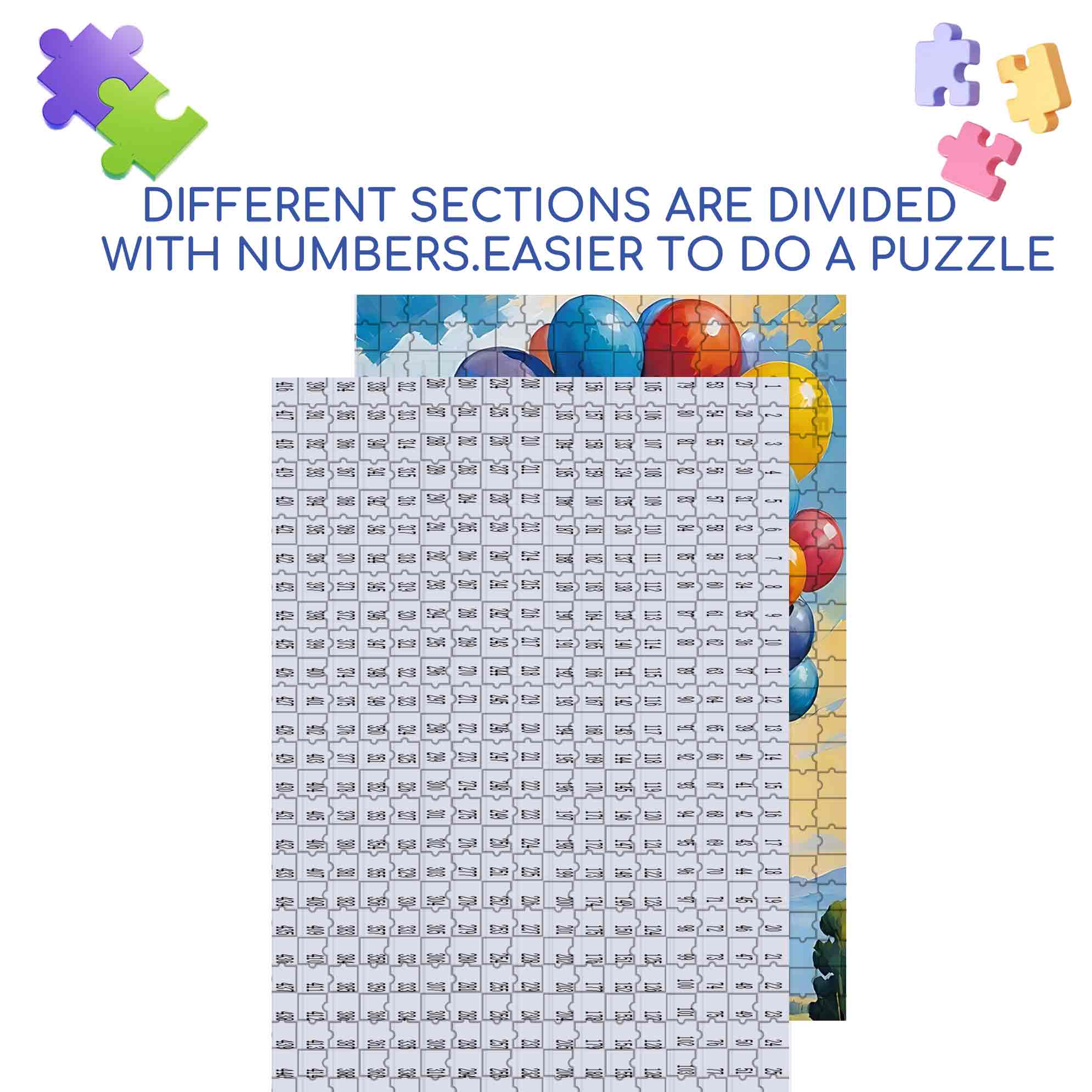 Flying House 500pcs/1000pcs Jigsaw Puzzle, Scratch-Resistant, Paper Material, Interactive Family Game & Brain-Boosting DIY Decor, Perfect for Halloween, Christmas & New Year Gifts, Family Puzzle Game