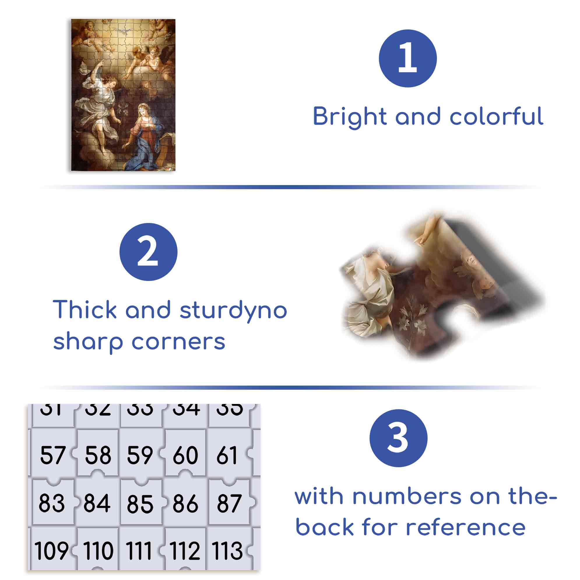 Maria And Angel 500pcs/1000pcs Jigsaw Puzzle, Scratch-Resistant, Paper Material, Interactive Family Game & Brain-Boosting DIY Decor, Perfect for Halloween, Christmas & New Year Gifts, Family Puzzle Game