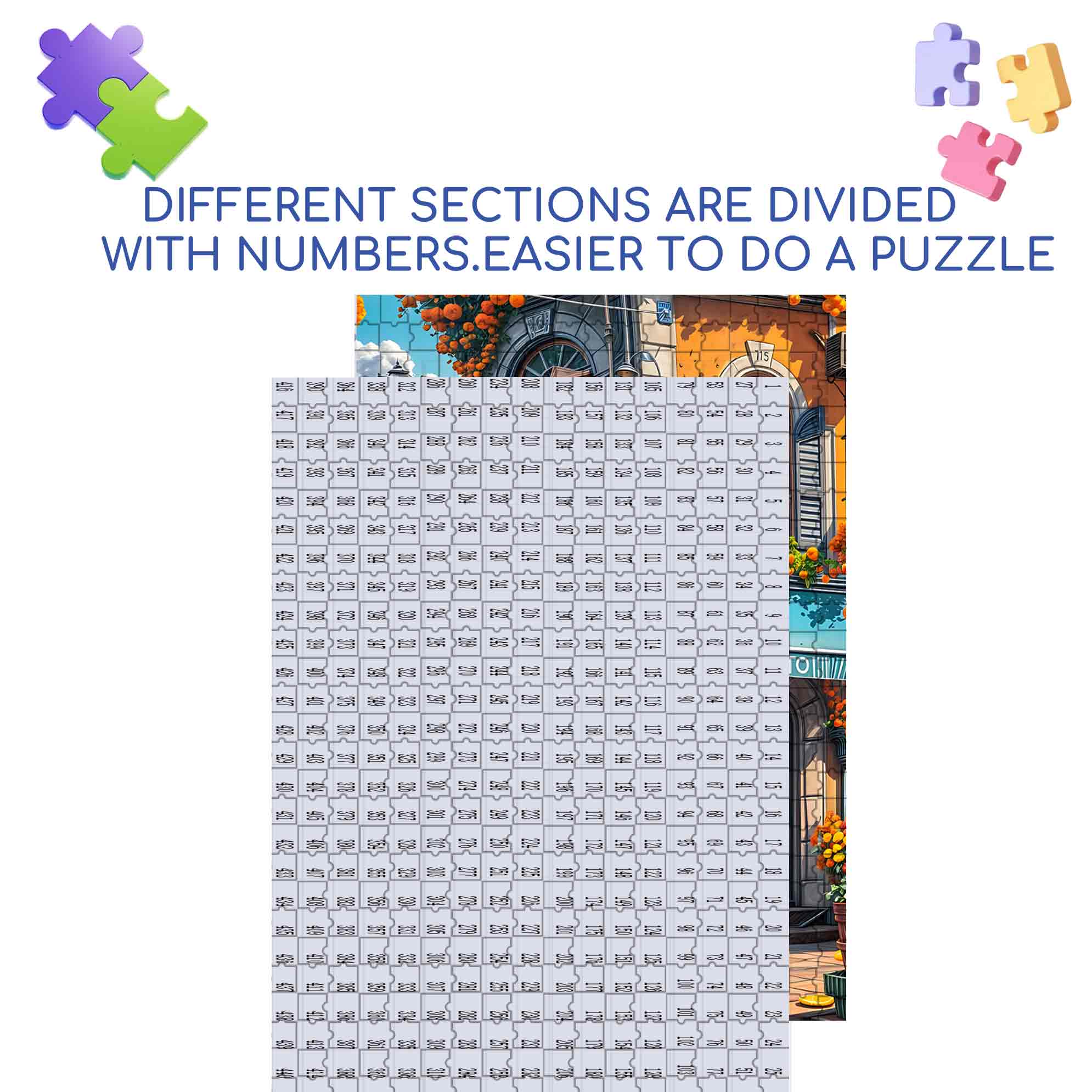 Street Corner Motorcycle 500pcs/1000pcs Jigsaw Puzzle, Scratch-Resistant, Paper Material, Interactive Family Game & Brain-Boosting DIY Decor, Perfect for Halloween, Christmas & New Year Gifts, Family Puzzle Game