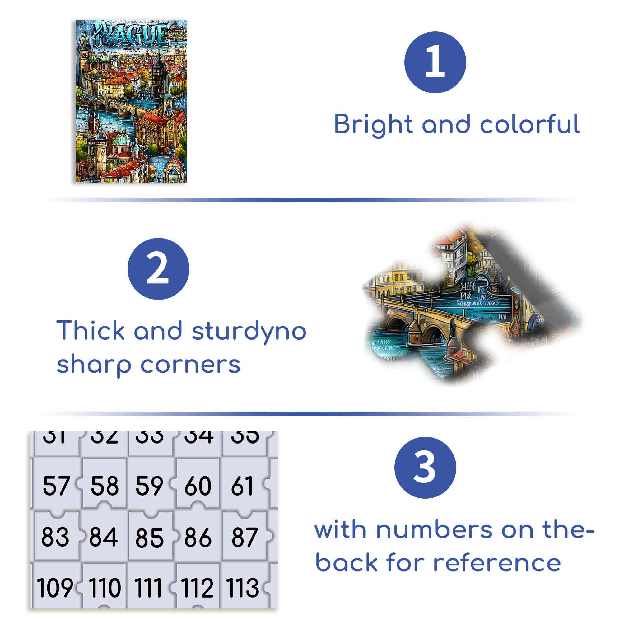 Whimsica  500pcs/1000pcs Jigsaw Puzzle, Scratch-Resistant, Paper Material, Interactive Family Game & Brain-Boosting DIY Decor, Perfect for Halloween, Christmas & New Year Gifts, Family Puzzle Game