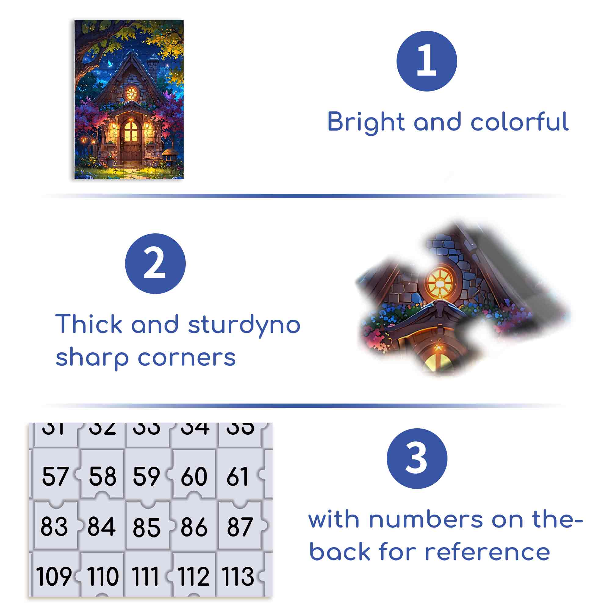 WP 500pcs/1000pcs Jigsaw Puzzle, Scratch-Resistant, Paper Material, Interactive Family Game & Brain-Boosting DIY Decor, Perfect for Halloween, Christmas & New Year Gifts, Family Puzzle Game