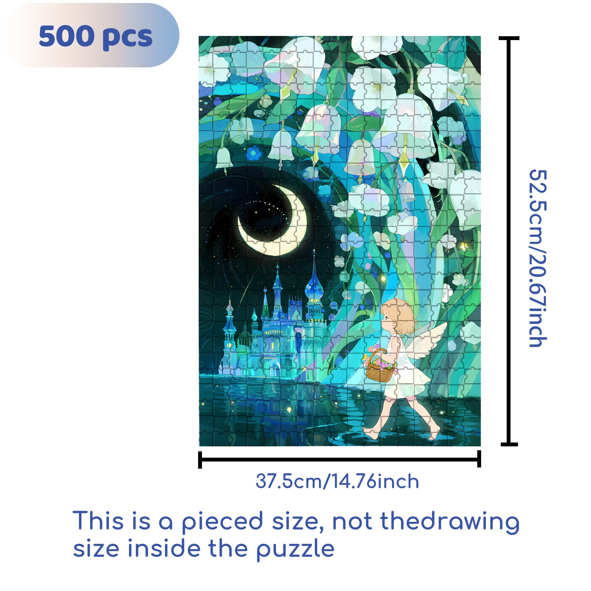 Elf 500pcs/1000pcs Jigsaw Puzzle, Scratch-Resistant, Interactive Family Game & Brain-Boosting DIY Decor, Perfect for Halloween, Christmas & New Year Gifts, Family Puzzle Game