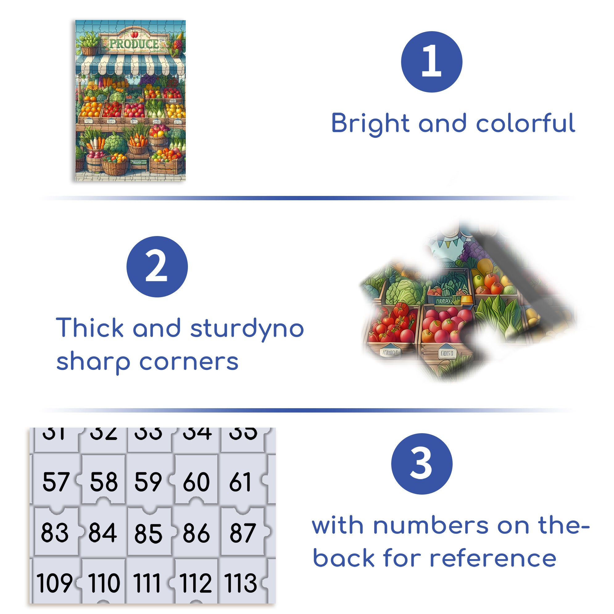 HARVEST 500pcs/1000pcs Jigsaw Puzzle, Scratch-Resistant, Interactive Family Game & Brain-Boosting DIY Decor, Perfect for Halloween, Christmas & New Year Gifts, Family Puzzle Game