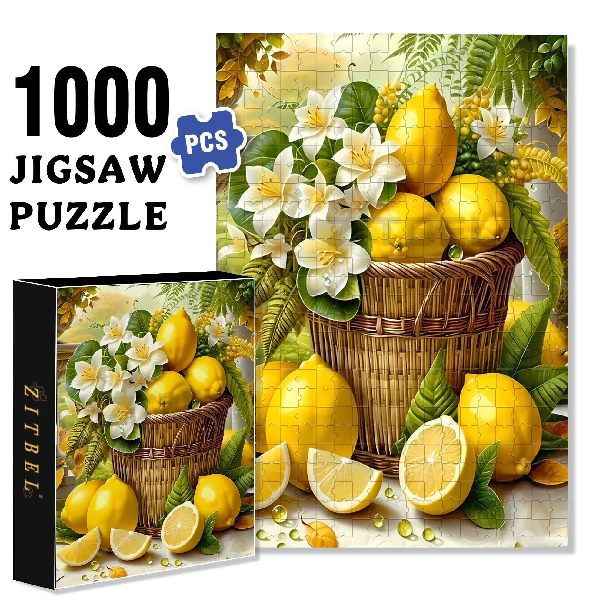 Lenmon  500pcs/1000pcs Jigsaw Puzzle, Scratch-Resistant, Interactive Family Game & Brain-Boosting DIY Decor, Perfect for Halloween, Christmas & New Year Gifts, Family Puzzle Game