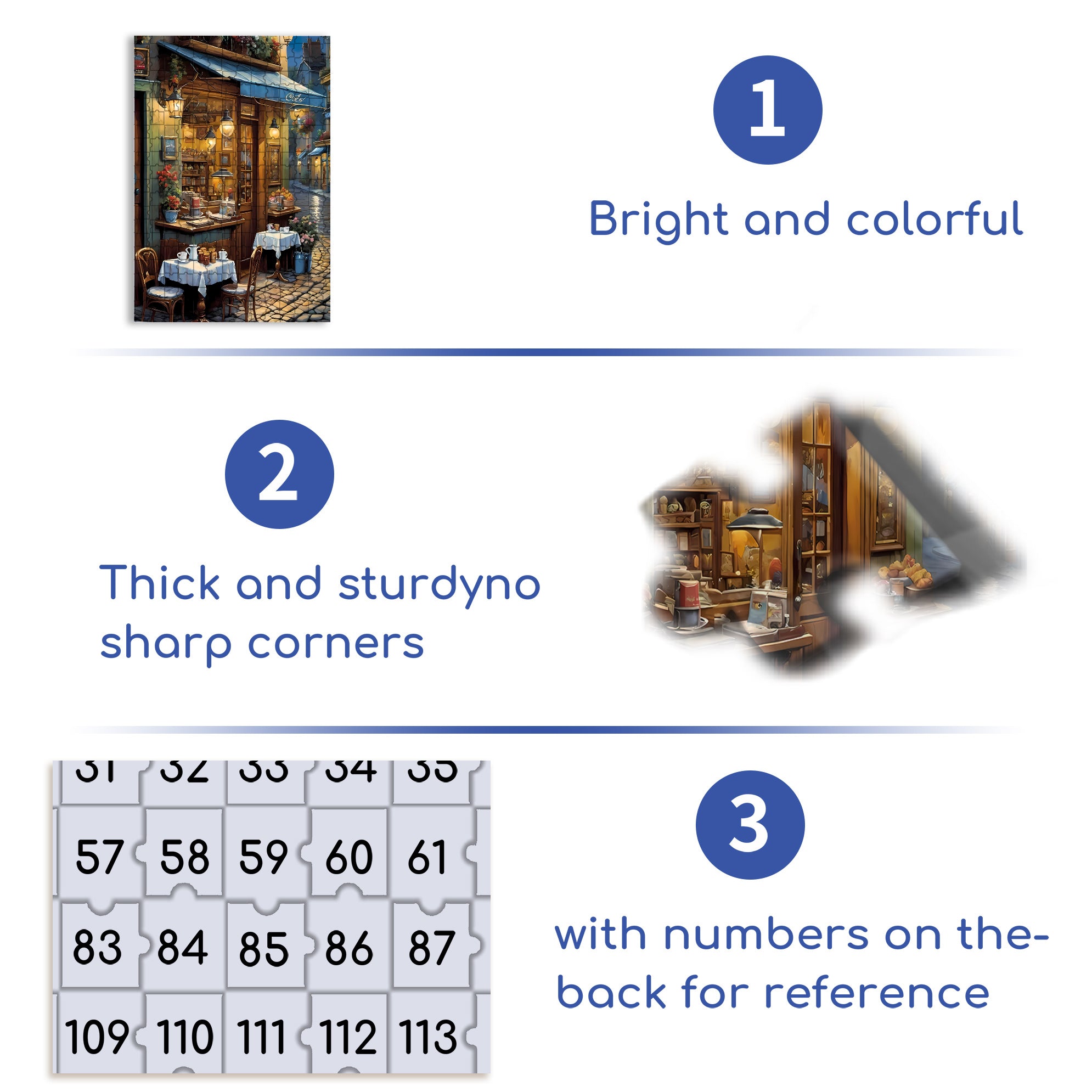 Midnight  500pcs/1000pcs Jigsaw Puzzle, Scratch-Resistant, Interactive Family Game & Brain-Boosting DIY Decor, Perfect for Halloween, Christmas & New Year Gifts, Family Puzzle Game