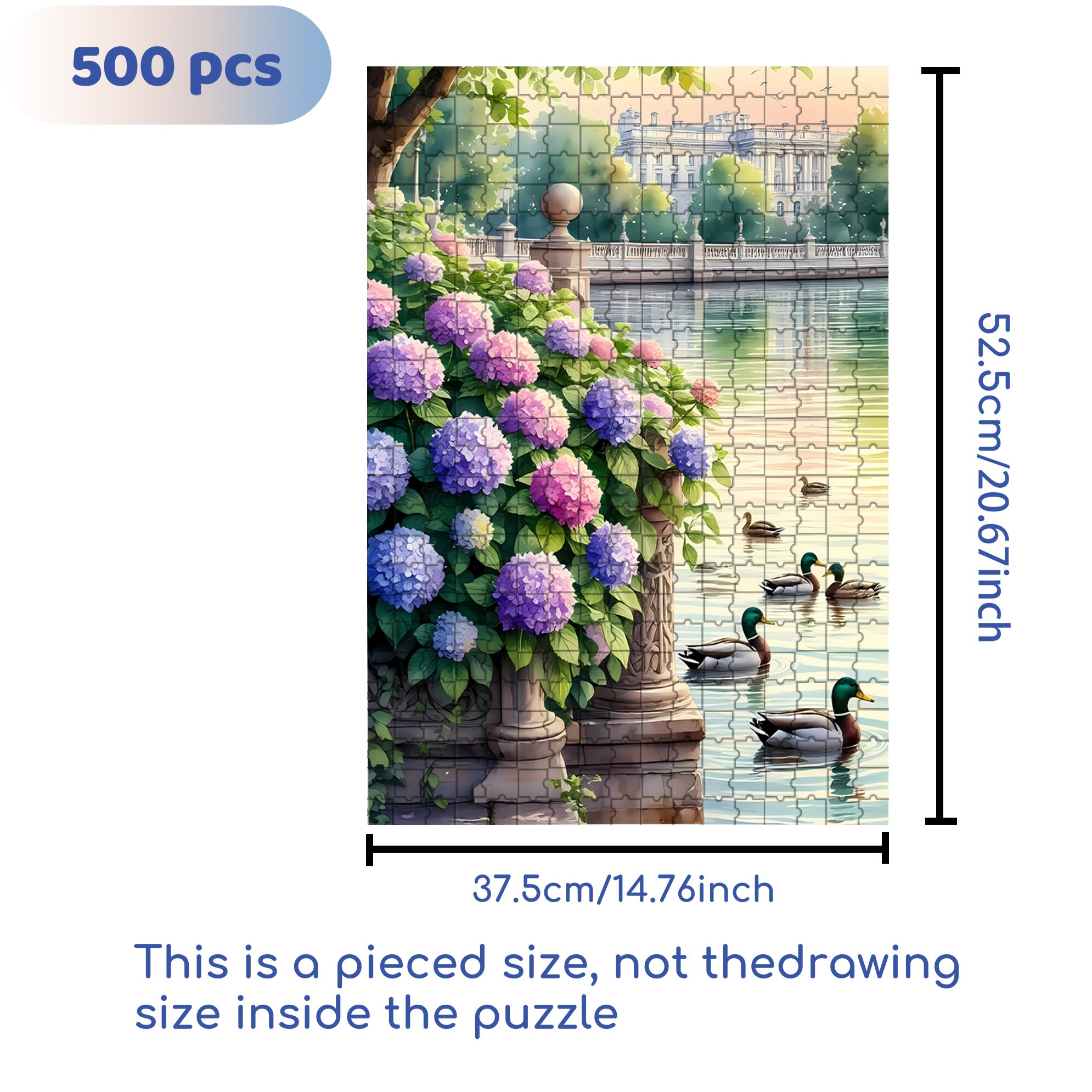 Park 500pcs/1000pcs Jigsaw Puzzle, Scratch-Resistant, Interactive Family Game & Brain-Boosting DIY Decor, Perfect for Halloween, Christmas & New Year Gifts, Family Puzzle Game