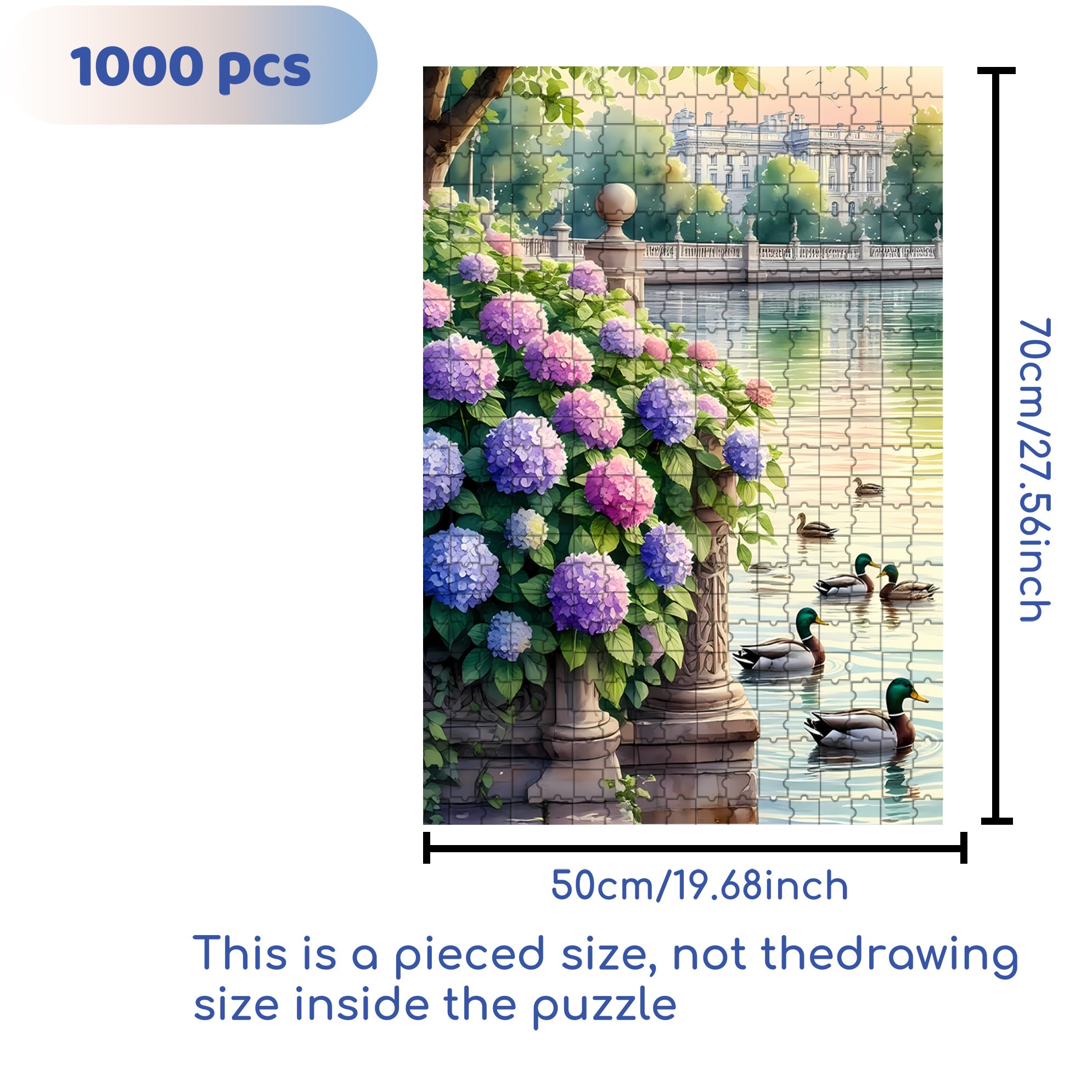 Park 500pcs/1000pcs Jigsaw Puzzle, Scratch-Resistant, Interactive Family Game & Brain-Boosting DIY Decor, Perfect for Halloween, Christmas & New Year Gifts, Family Puzzle Game