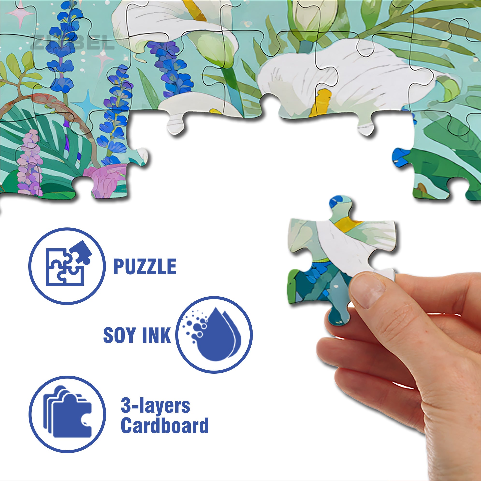 Parrot 500pcs/1000pcs Jigsaw Puzzle, Scratch-Resistant, Interactive Family Game & Brain-Boosting DIY Decor, Perfect for Halloween, Christmas & New Year Gifts, Family Puzzle Game