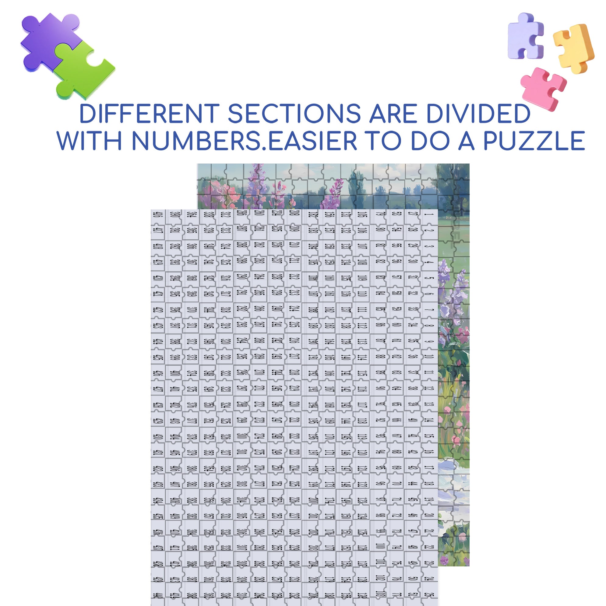 Picnic 500pcs/1000pcs Jigsaw Puzzle, Scratch-Resistant, Interactive Family Game & Brain-Boosting DIY Decor, Perfect for Halloween, Christmas & New Year Gifts, Family Puzzle Game