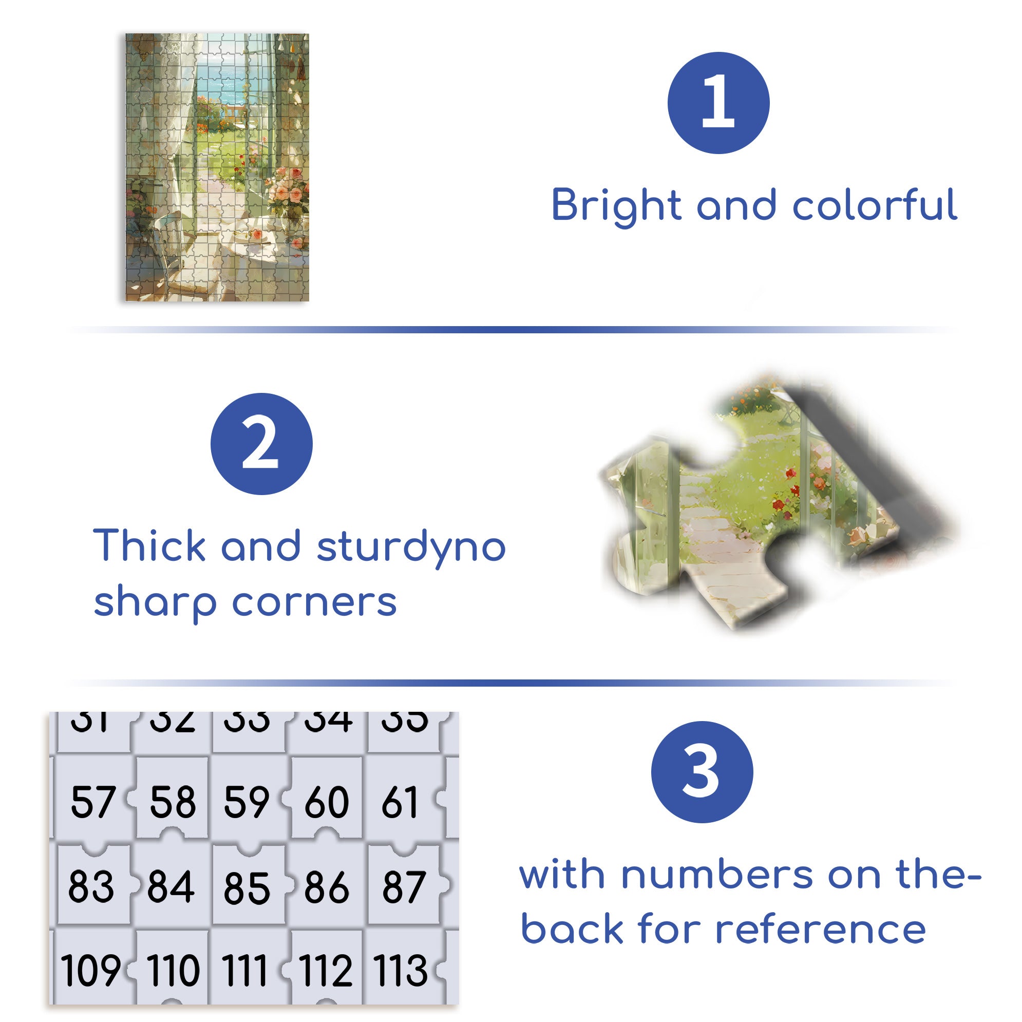 Sea Wind 500pcs/1000pcs Jigsaw Puzzle, Scratch-Resistant, Interactive Family Game & Brain-Boosting DIY Decor, Perfect for Halloween, Christmas & New Year Gifts, Family Puzzle Game