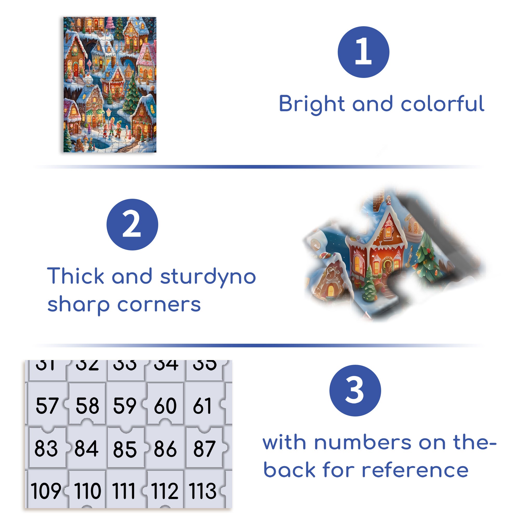 Snow Night 500pcs/1000pcs Jigsaw Puzzle, Scratch-Resistant, Interactive Family Game & Brain-Boosting DIY Decor, Perfect for Halloween, Christmas & New Year Gifts, Family Puzzle Game