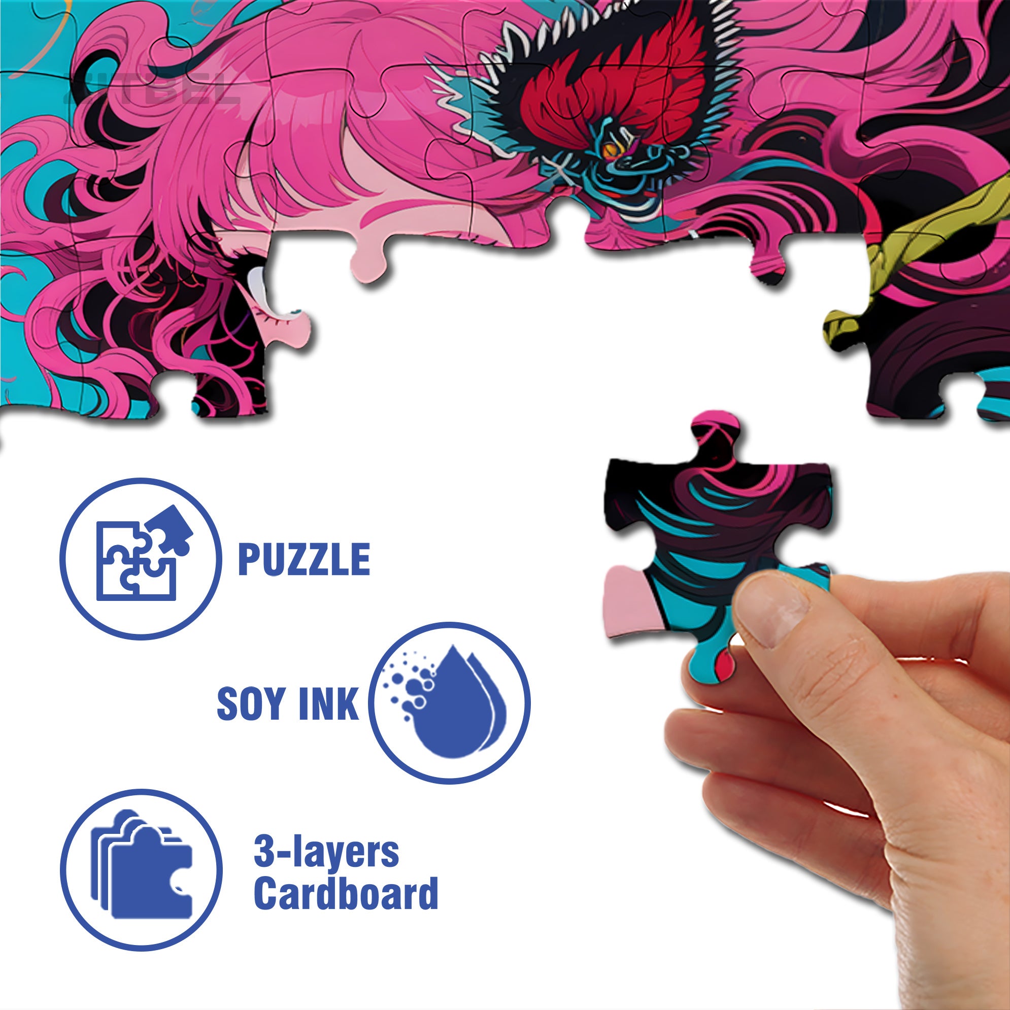 Fashion 500pcs/1000pcs Jigsaw Puzzle, Scratch-Resistant, Paper Material, Interactive Family Game & Brain-Boosting DIY Decor, Perfect for Halloween, Christmas & New Year Gifts, Family Puzzle Game