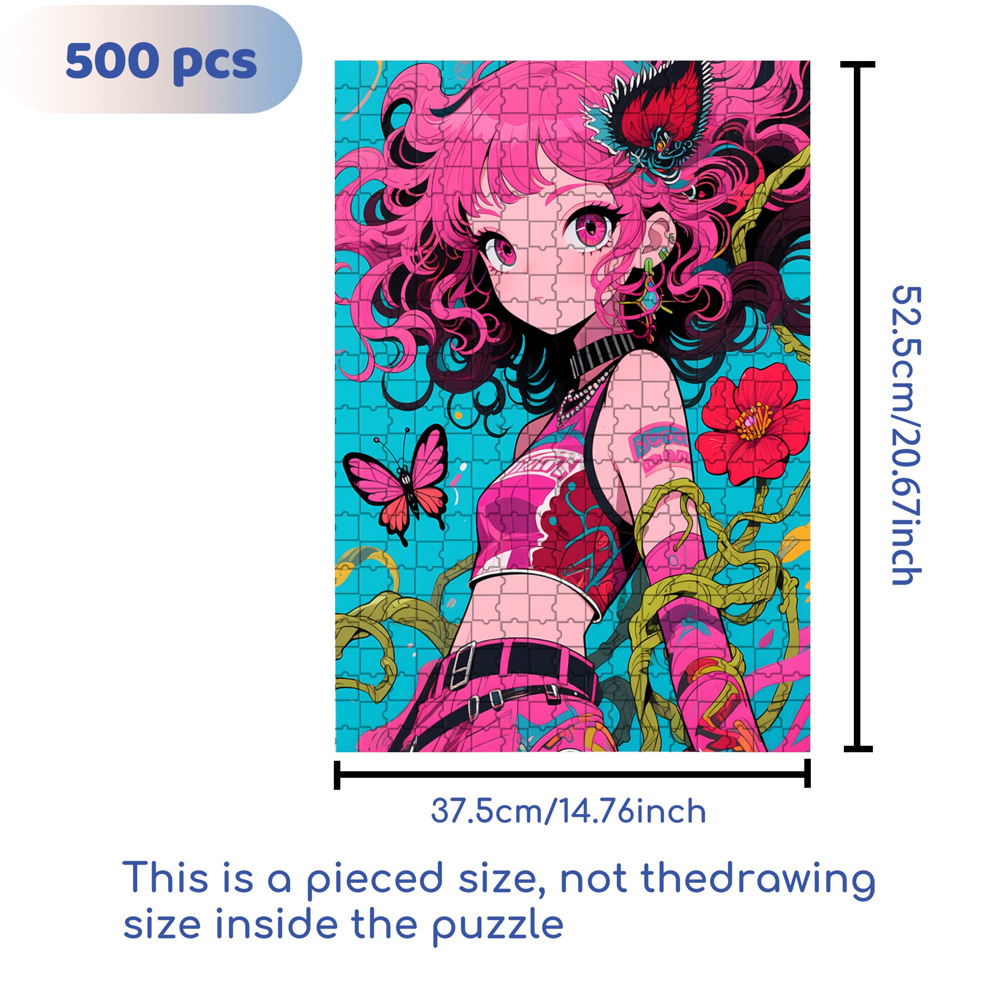 Fashion 500pcs/1000pcs Jigsaw Puzzle, Scratch-Resistant, Paper Material, Interactive Family Game & Brain-Boosting DIY Decor, Perfect for Halloween, Christmas & New Year Gifts, Family Puzzle Game
