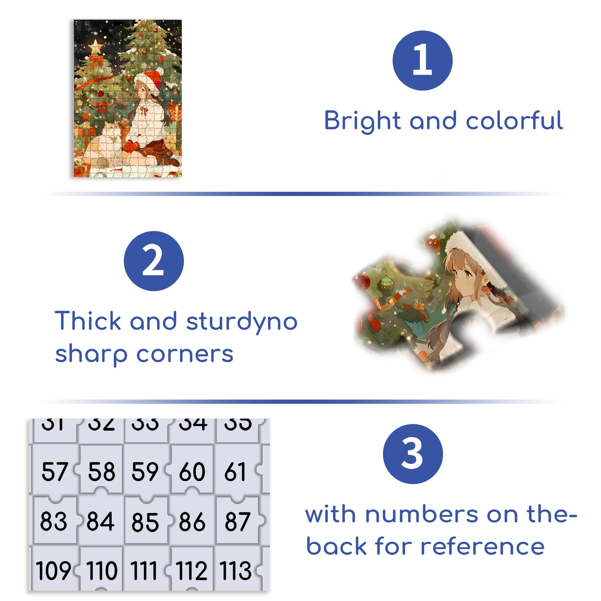 Girl & Persian Cat 500pcs/1000pcs Jigsaw Puzzle, Scratch-Resistant, Paper Material, Interactive Family Game & Brain-Boosting DIY Decor, Perfect for Halloween, Christmas & New Year Gifts, Family Puzzle Game