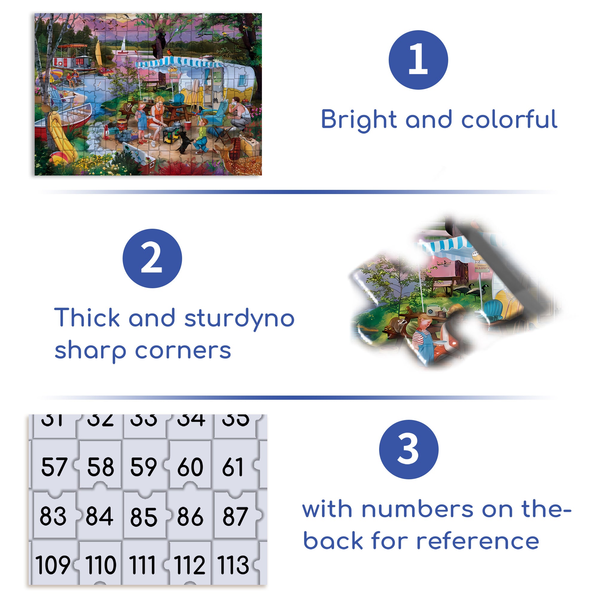 Leisure Lake  500pcs/1000pcs Jigsaw Puzzle, Scratch-Resistant, Paper Material, Interactive Family Game & Brain-Boosting DIY Decor, Perfect for Halloween, Christmas & New Year Gifts, Family Puzzle Game