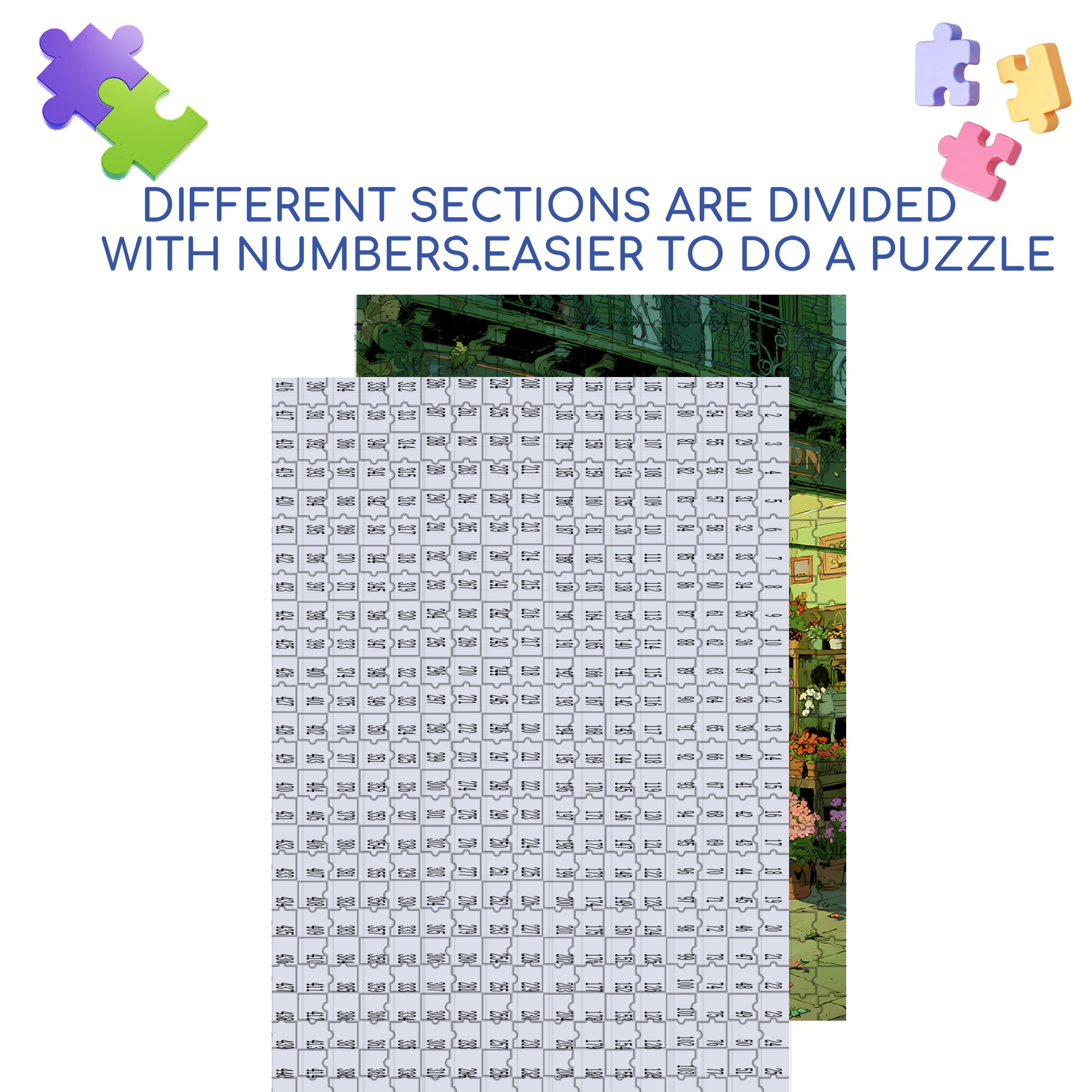 Opening 500pcs/1000pcs Jigsaw Puzzle, Scratch-Resistant, Paper Material, Interactive Family Game & Brain-Boosting DIY Decor, Perfect for Halloween, Christmas & New Year Gifts, Family Puzzle Game
