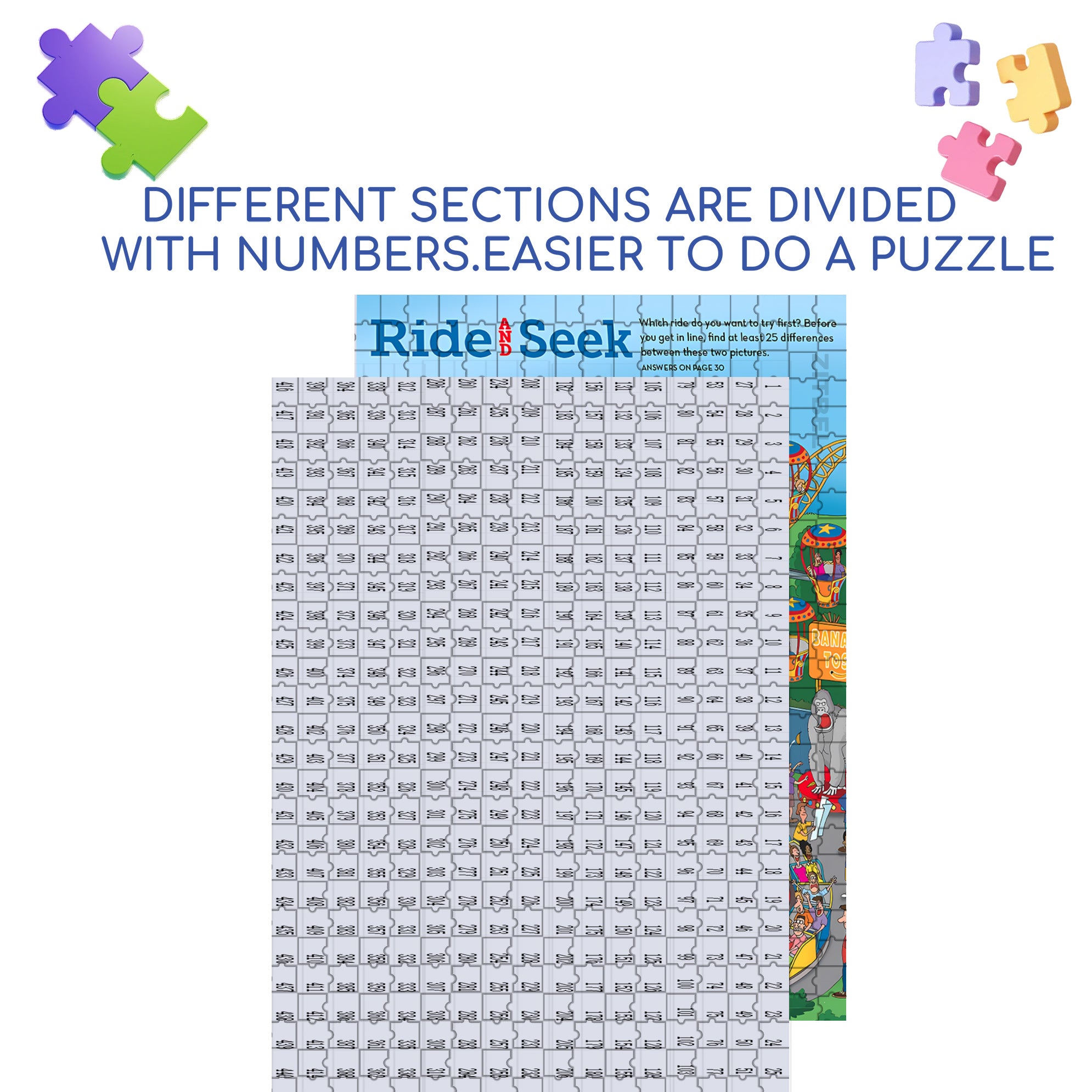 Subscription 500pcs/1000pcs Jigsaw Puzzle, Scratch-Resistant, Paper Material, Interactive Family Game & Brain-Boosting DIY Decor, Perfect for Halloween, Christmas & New Year Gifts, Family Puzzle Game
