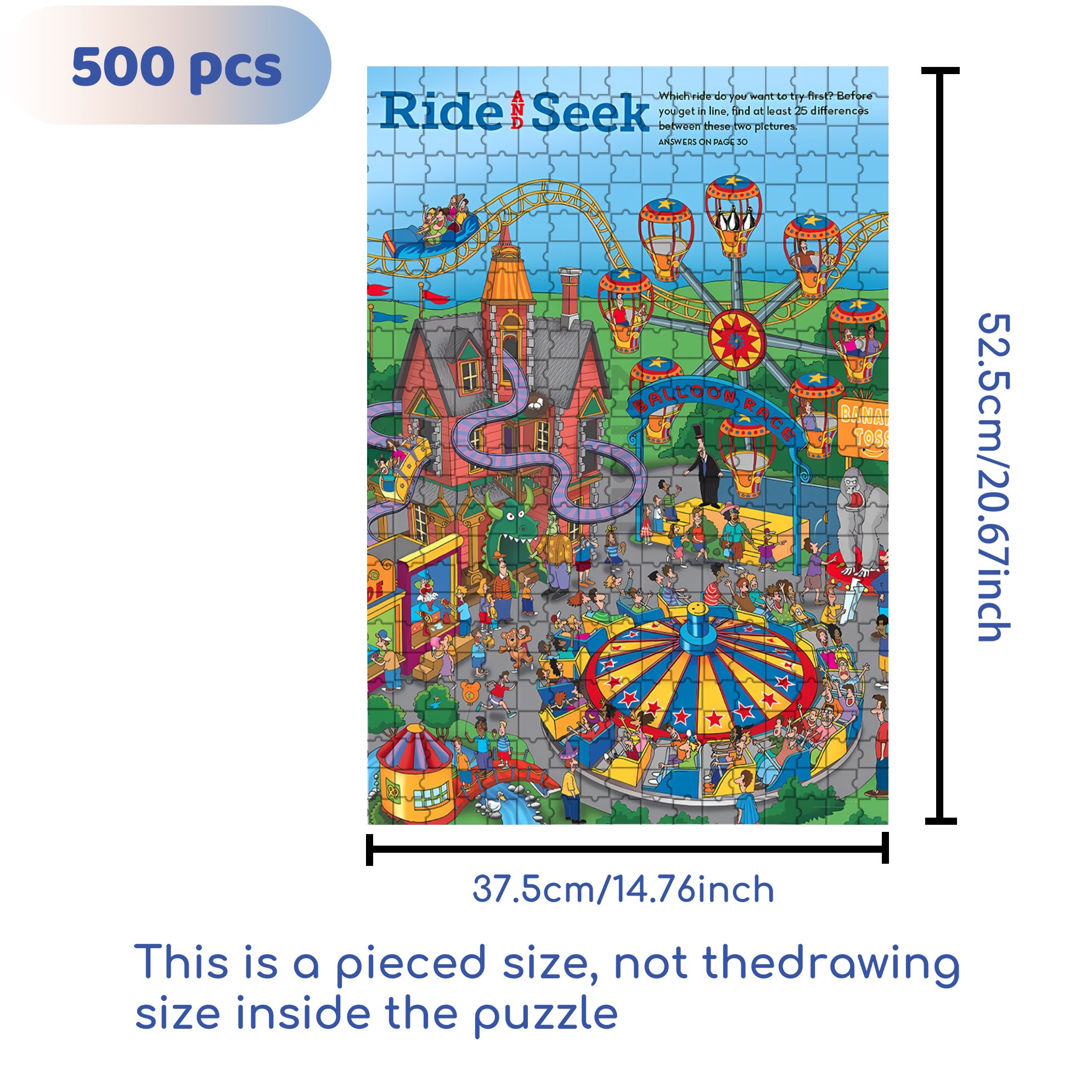 Subscription 500pcs/1000pcs Jigsaw Puzzle, Scratch-Resistant, Paper Material, Interactive Family Game & Brain-Boosting DIY Decor, Perfect for Halloween, Christmas & New Year Gifts, Family Puzzle Game