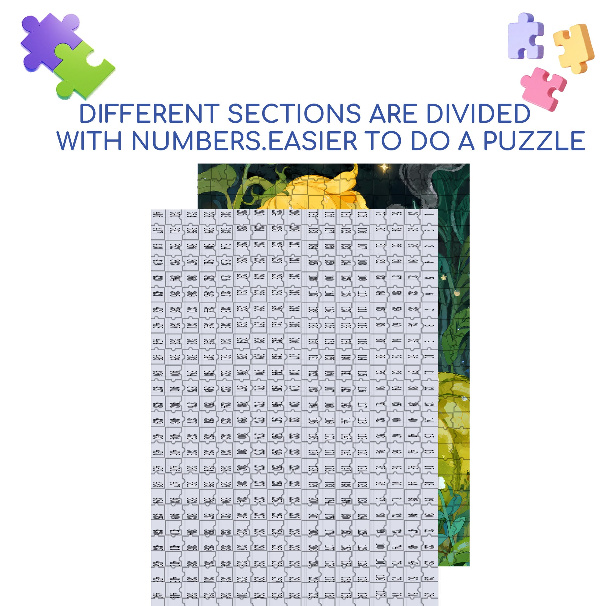 Sunflower & Cat 500pcs/1000pcs Jigsaw Puzzle, Scratch-Resistant, Paper Material, Interactive Family Game & Brain-Boosting DIY Decor, Perfect for Halloween, Christmas & New Year Gifts, Family Puzzle Game