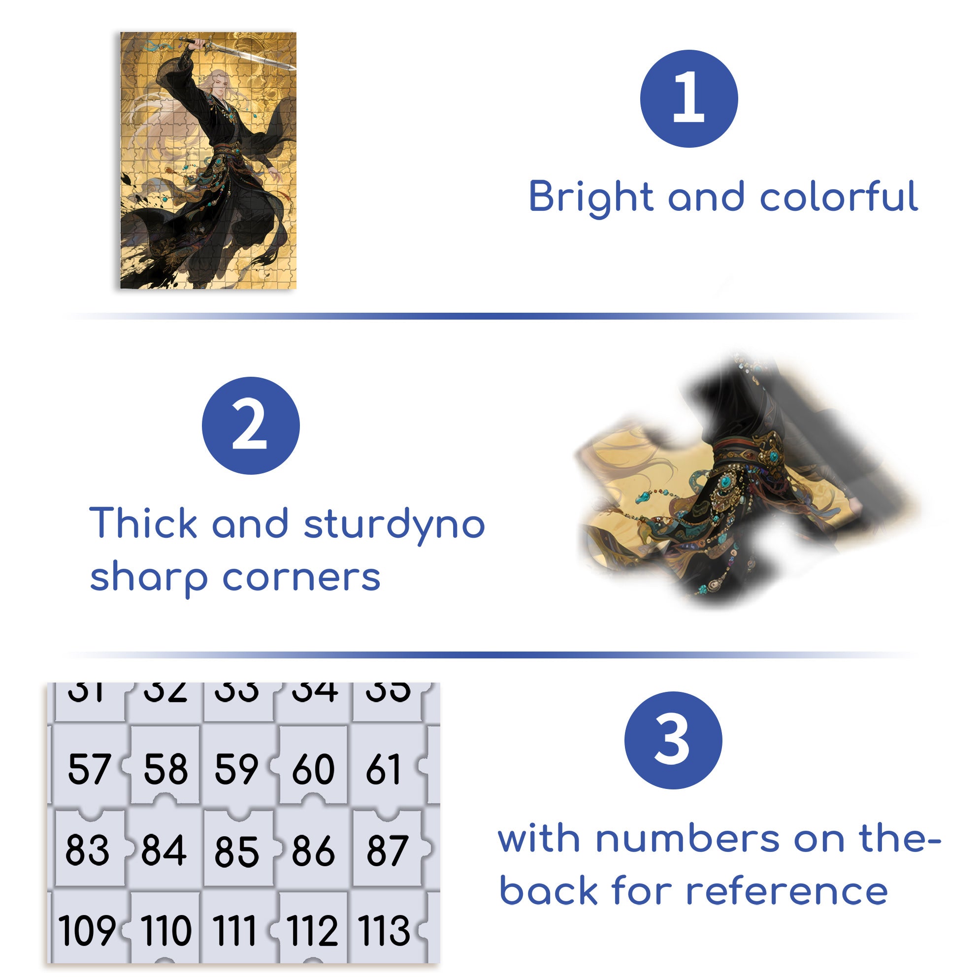 Wangling 500pcs/1000pcs Jigsaw Puzzle, Scratch-Resistant, Paper Material, Interactive Family Game & Brain-Boosting DIY Decor, Perfect for Halloween, Christmas & New Year Gifts, Family Puzzle Game