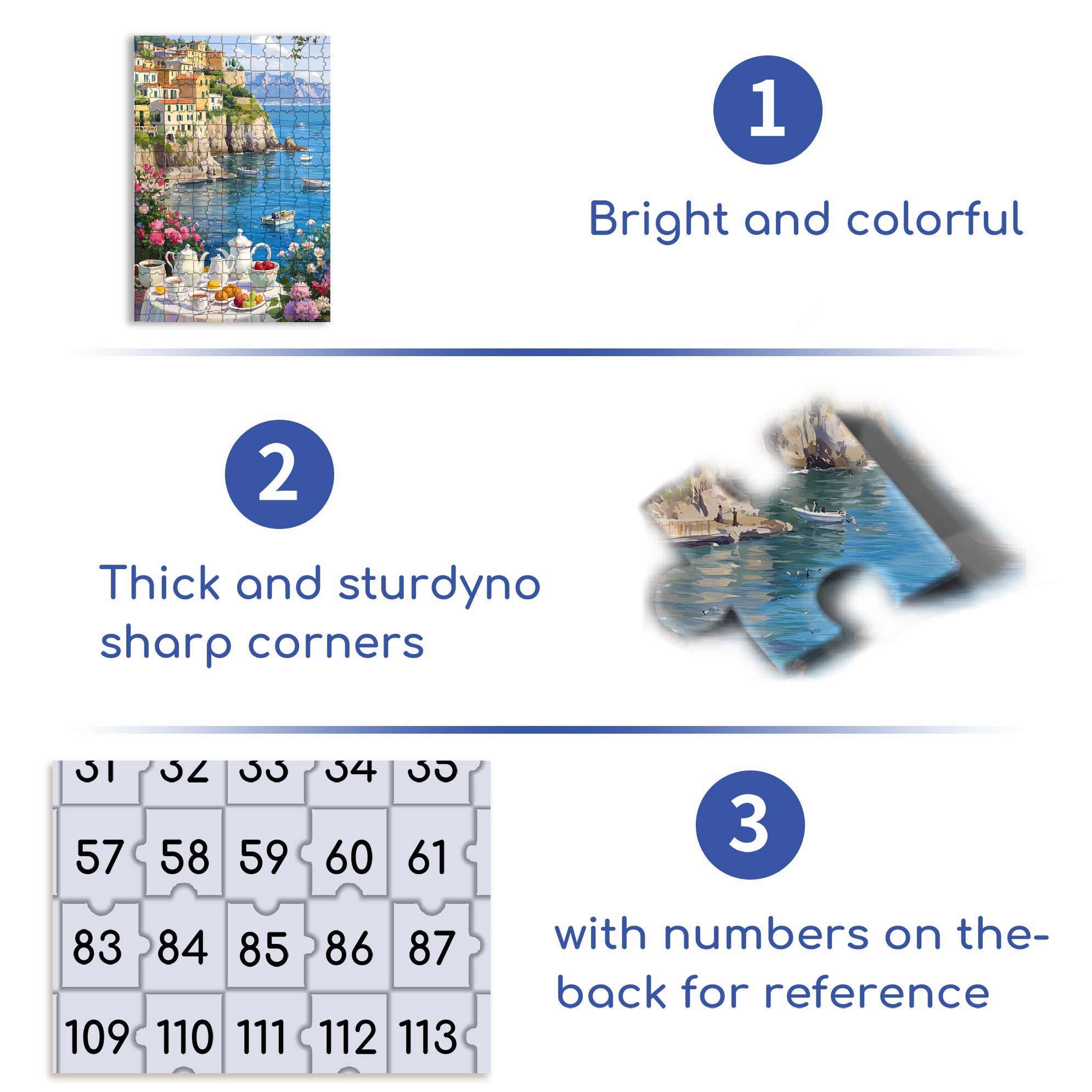 Breakfast 500pcs/1000pcs Jigsaw Puzzle, Scratch-Resistant, Interactive Family Game & Brain-Boosting DIY Decor, Perfect for Halloween, Christmas & New Year Gifts, Family Puzzle Game