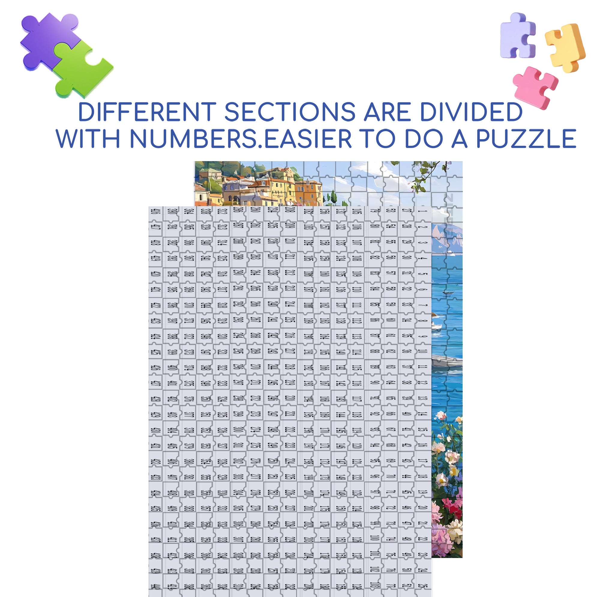 Breakfast 500pcs/1000pcs Jigsaw Puzzle, Scratch-Resistant, Interactive Family Game & Brain-Boosting DIY Decor, Perfect for Halloween, Christmas & New Year Gifts, Family Puzzle Game