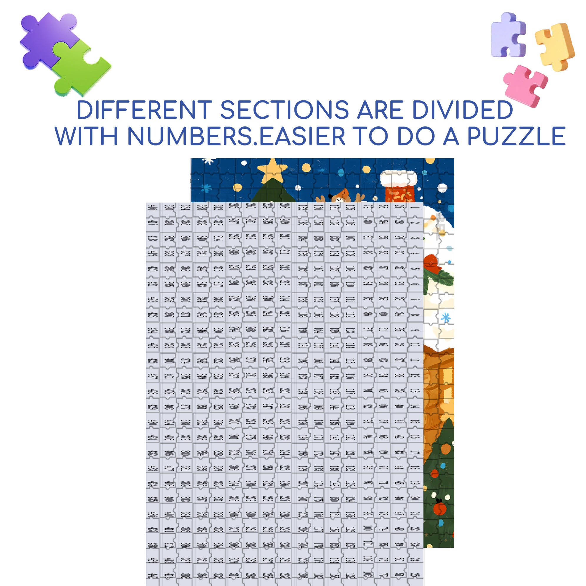 Christmas Cabin 500pcs/1000pcs Jigsaw Puzzle, Scratch-Resistant, Interactive Family Game & Brain-Boosting DIY Decor, Perfect for Halloween, Christmas & New Year Gifts, Family Puzzle Game