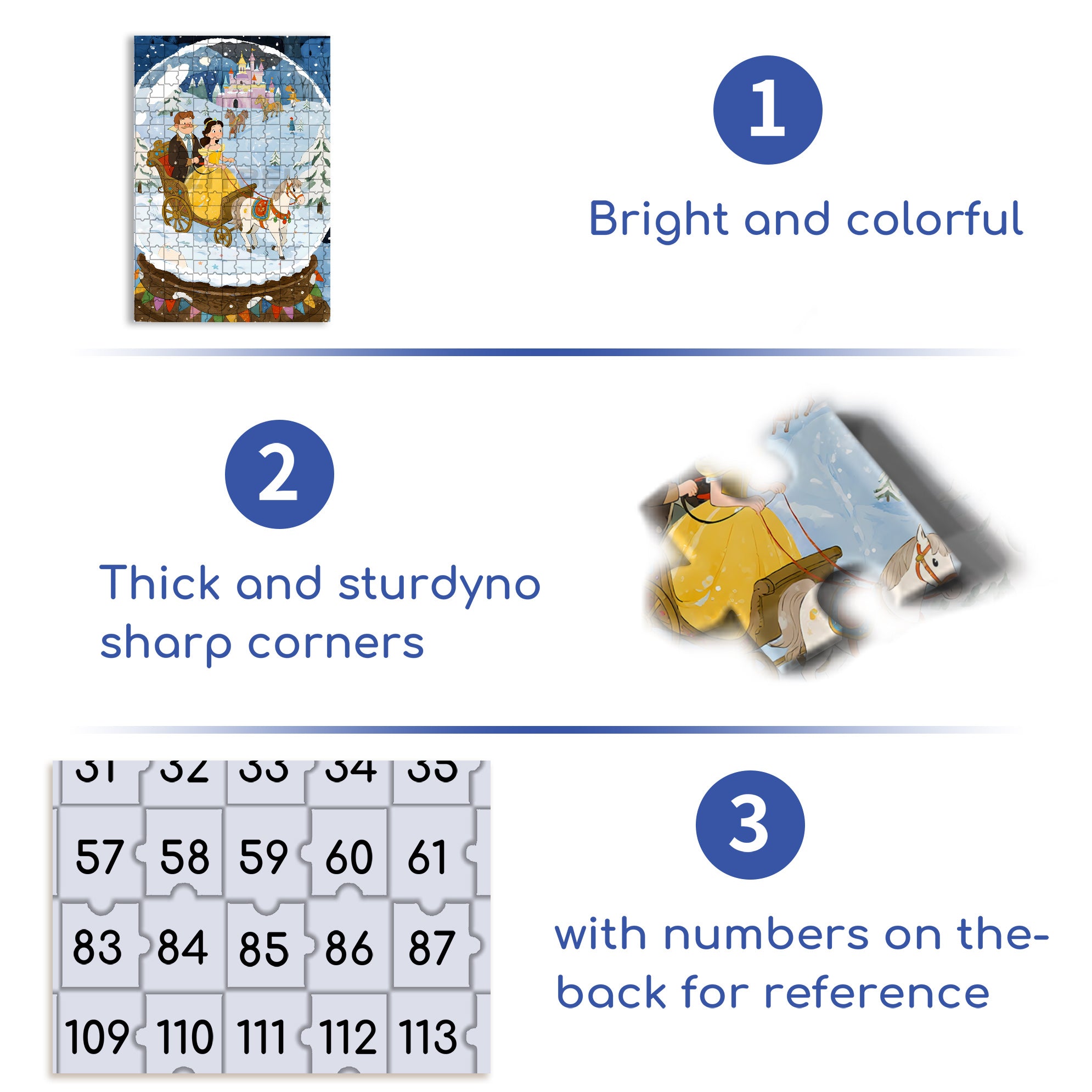 Crystal Ball 500pcs/1000pcs Jigsaw Puzzle, Scratch-Resistant, Interactive Family Game & Brain-Boosting DIY Decor, Perfect for Halloween, Christmas & New Year Gifts, Family Puzzle Game
