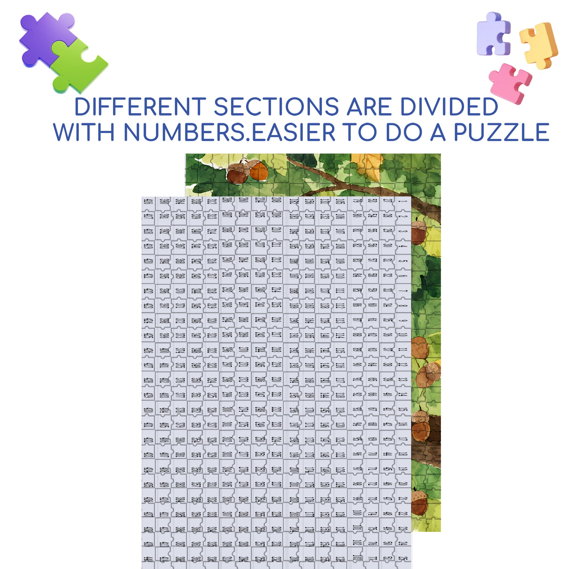 Fox In Meditation 500pcs/1000pcs Jigsaw Puzzle, Scratch-Resistant, Interactive Family Game & Brain-Boosting DIY Decor, Perfect for Halloween, Christmas & New Year Gifts, Family Puzzle Game