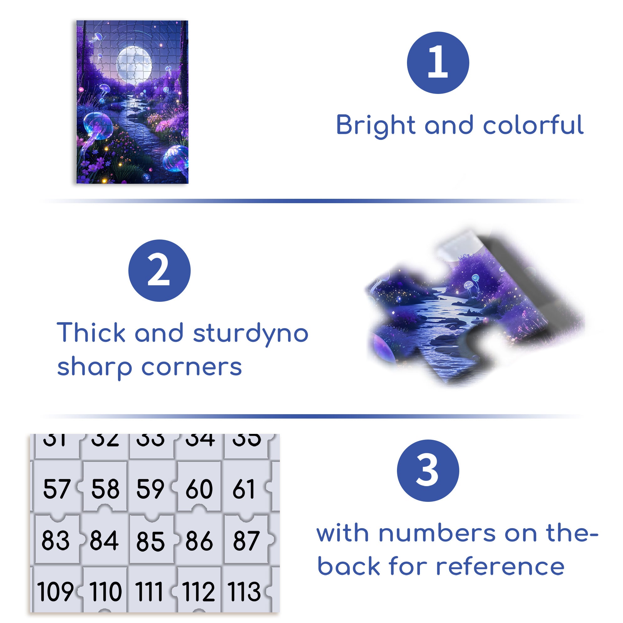 Jellyfish Planet 500pcs/1000pcs Jigsaw Puzzle, Scratch-Resistant, Interactive Family Game & Brain-Boosting DIY Decor, Perfect for Halloween, Christmas & New Year Gifts, Family Puzzle Game