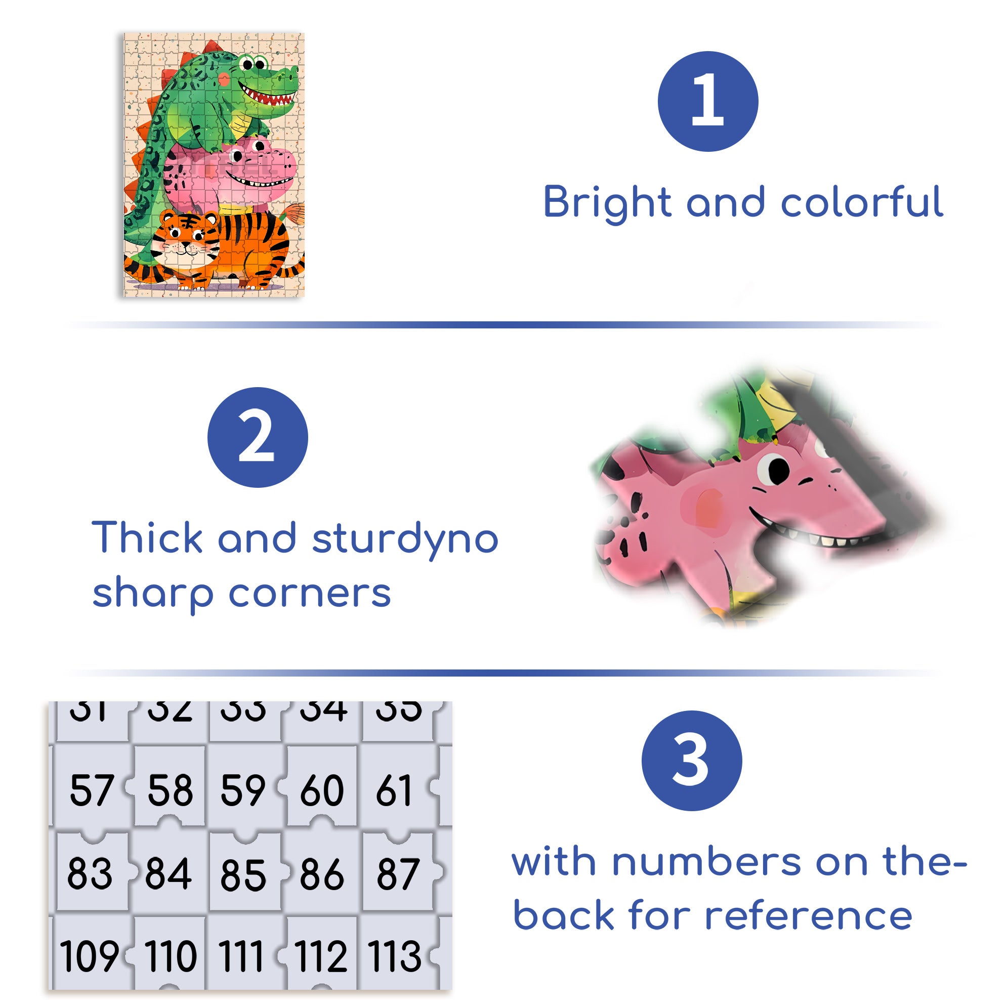Jenga 500pcs/1000pcs Jigsaw Puzzle, Scratch-Resistant, Interactive Family Game & Brain-Boosting DIY Decor, Perfect for Halloween, Christmas & New Year Gifts, Family Puzzle Game