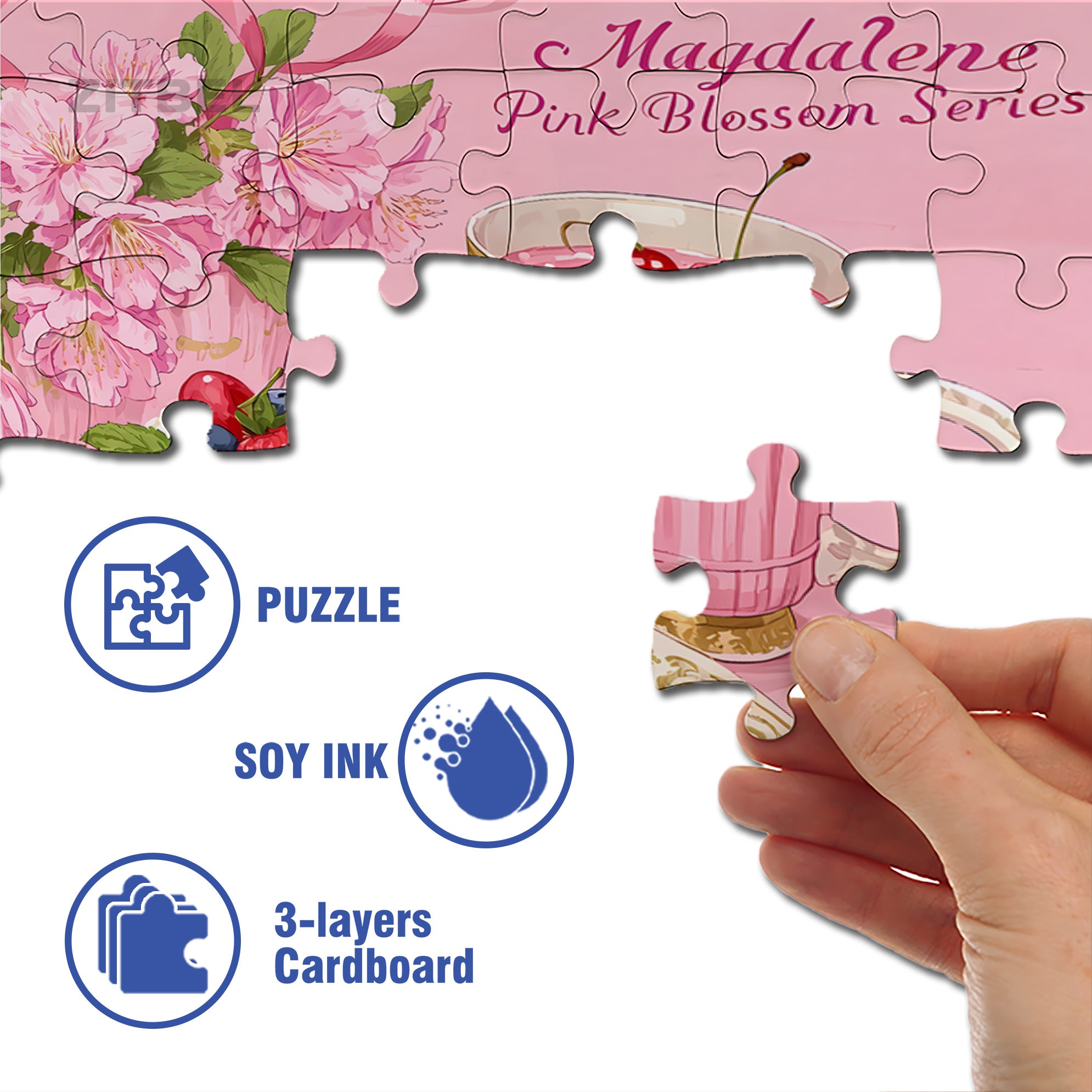 Pinkworld 500pcs/1000pcs Jigsaw Puzzle, Scratch-Resistant, Interactive Family Game & Brain-Boosting DIY Decor, Perfect for Halloween, Christmas & New Year Gifts, Family Puzzle Game