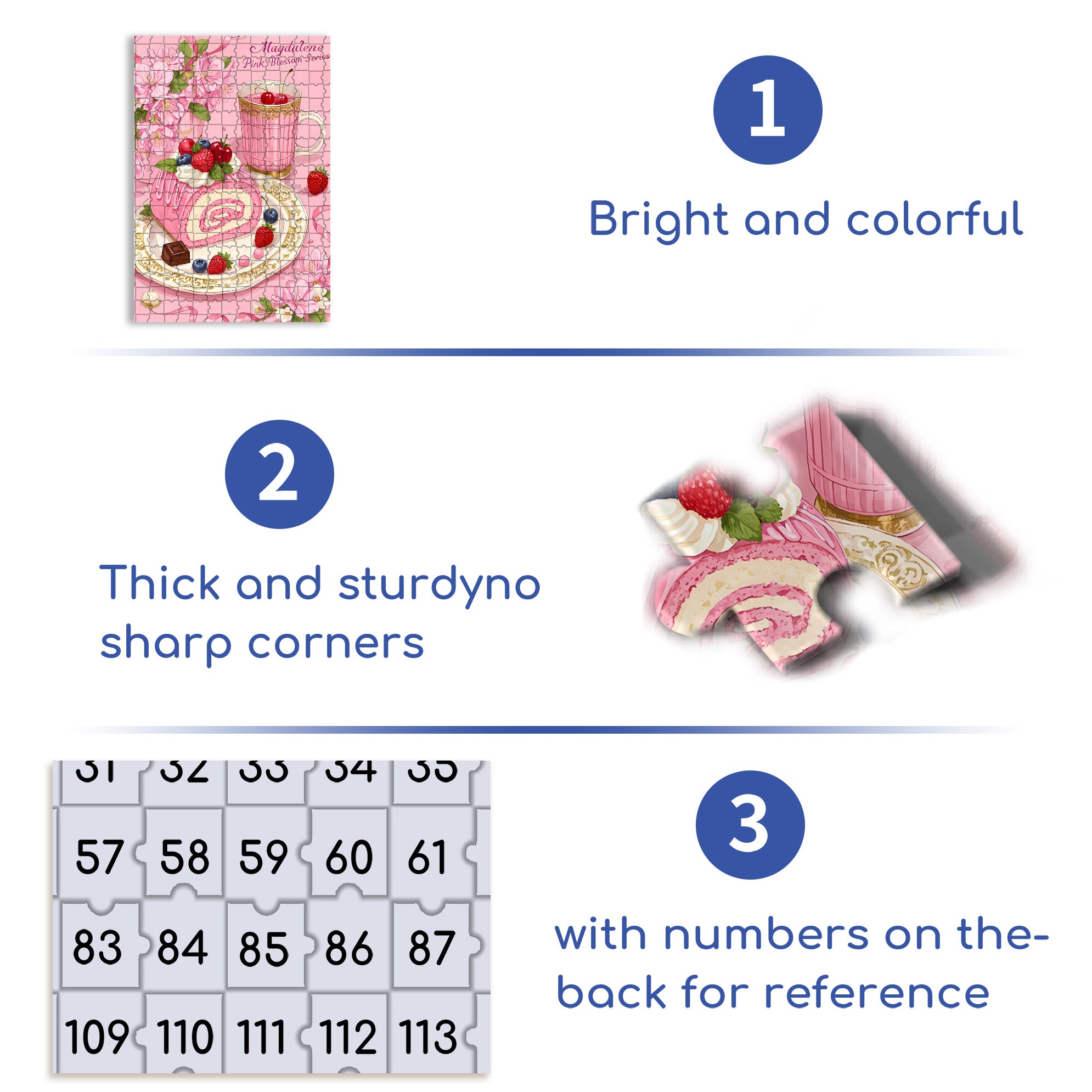 Pinkworld 500pcs/1000pcs Jigsaw Puzzle, Scratch-Resistant, Interactive Family Game & Brain-Boosting DIY Decor, Perfect for Halloween, Christmas & New Year Gifts, Family Puzzle Game