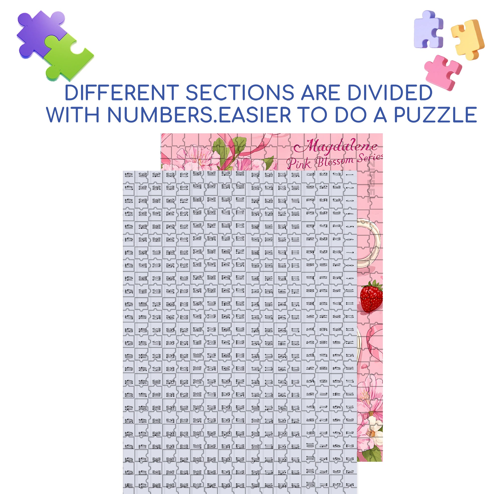 Pinkworld 500pcs/1000pcs Jigsaw Puzzle, Scratch-Resistant, Interactive Family Game & Brain-Boosting DIY Decor, Perfect for Halloween, Christmas & New Year Gifts, Family Puzzle Game