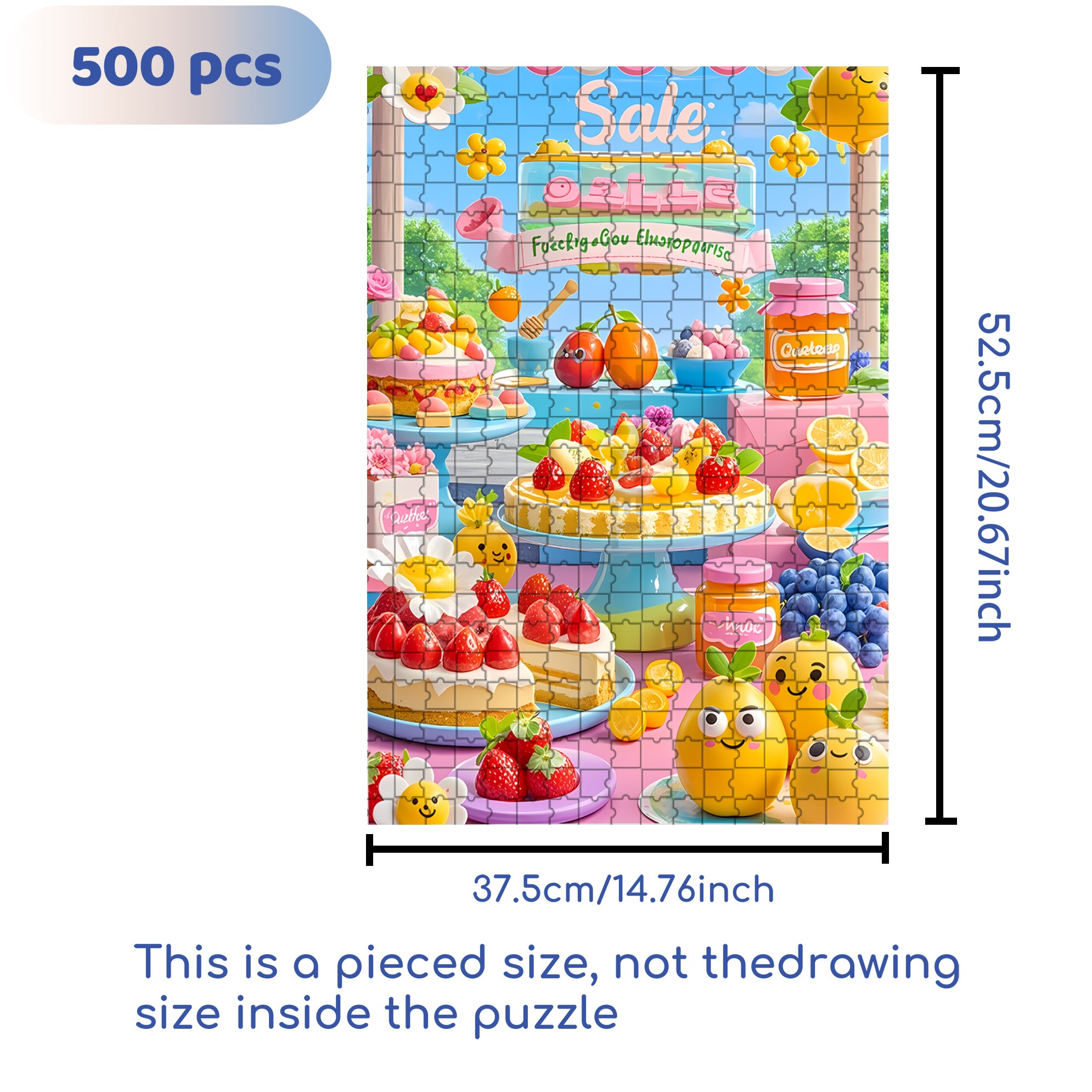 Sale 500pcs/1000pcs Jigsaw Puzzle, Scratch-Resistant, Interactive Family Game & Brain-Boosting DIY Decor, Perfect for Halloween, Christmas & New Year Gifts, Family Puzzle Game