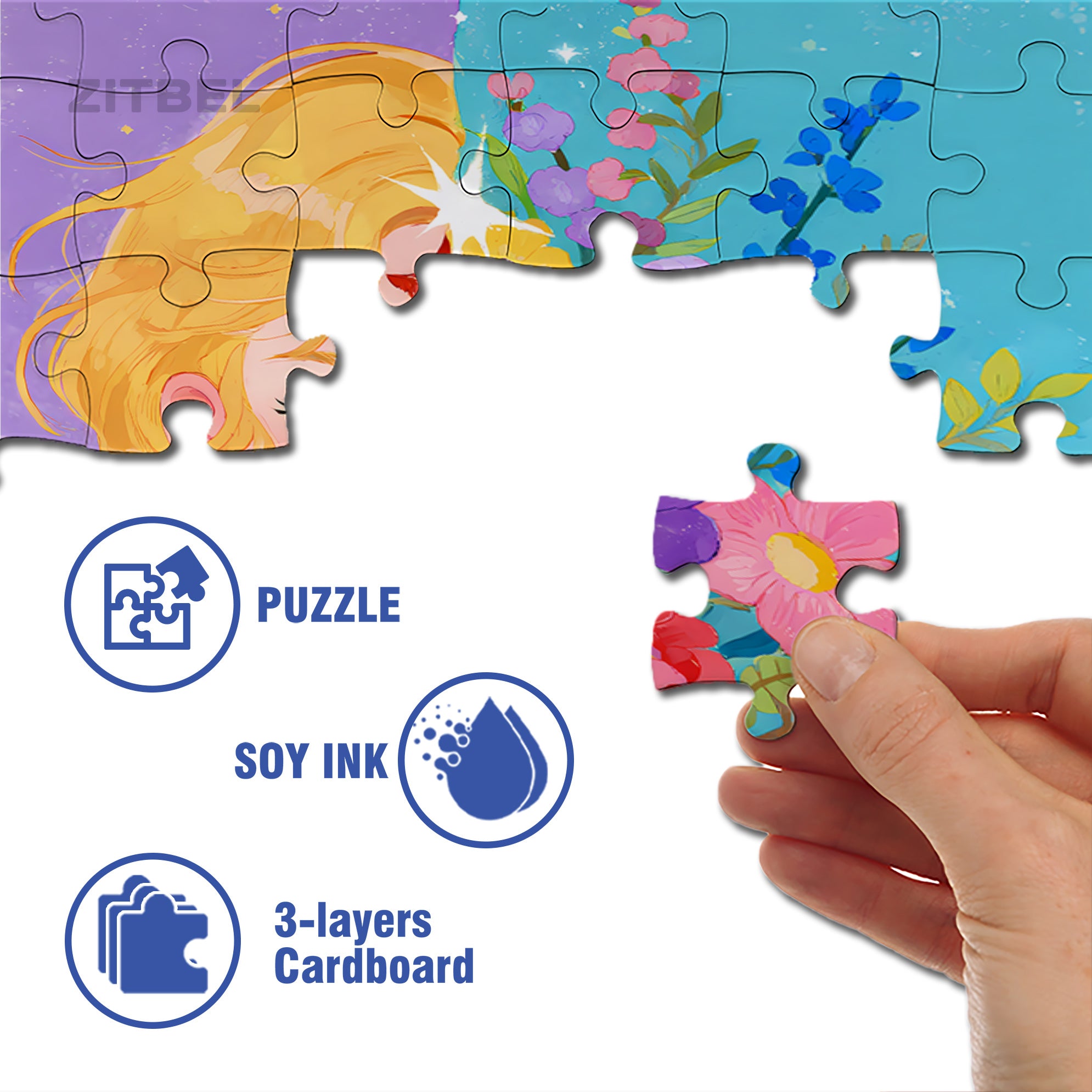 The Ever-changing Me 500pcs/1000pcs Jigsaw Puzzle, Scratch-Resistant, Interactive Family Game & Brain-Boosting DIY Decor, Perfect for Halloween, Christmas & New Year Gifts, Family Puzzle Game