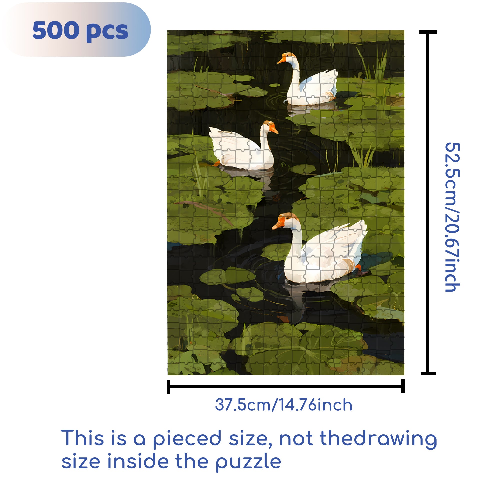 Afternoon Time 500pcs/1000pcs Jigsaw Puzzle, Scratch-Resistant, Interactive Family Game & Brain-Boosting DIY Decor, Perfect for Halloween, Christmas & New Year Gifts, Family Puzzle Game