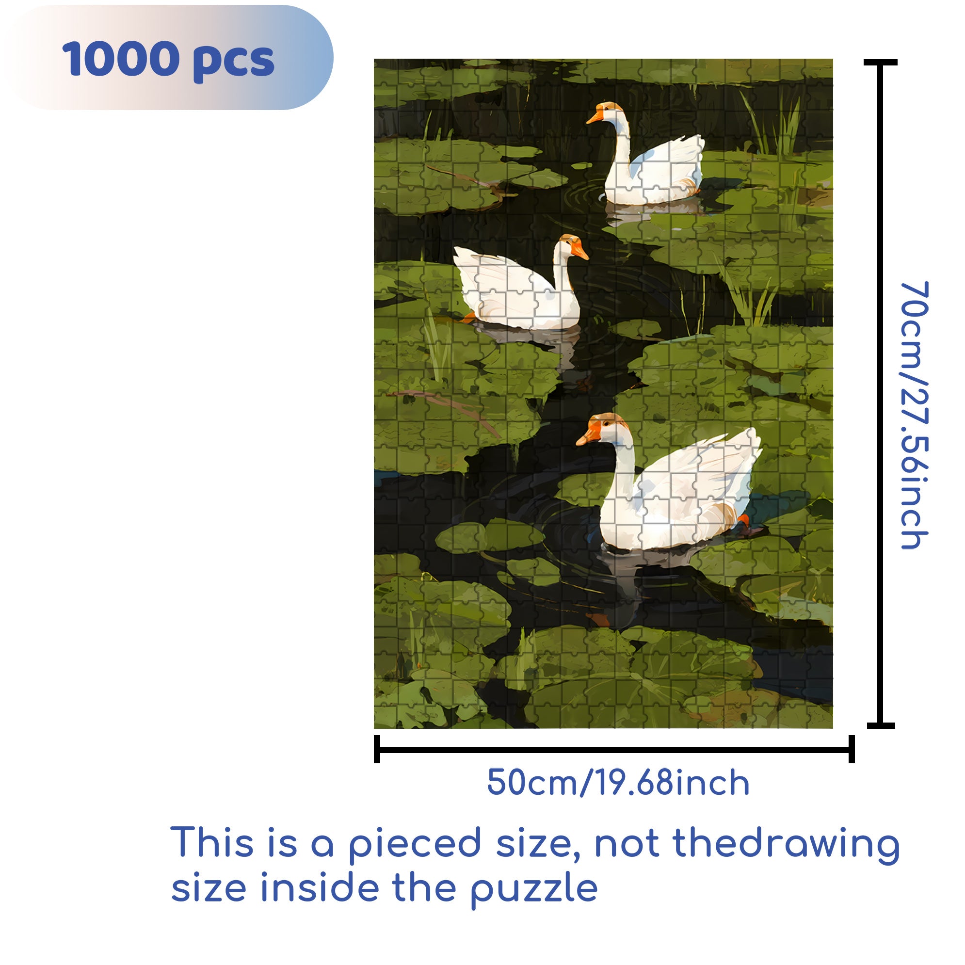 Afternoon Time 500pcs/1000pcs Jigsaw Puzzle, Scratch-Resistant, Interactive Family Game & Brain-Boosting DIY Decor, Perfect for Halloween, Christmas & New Year Gifts, Family Puzzle Game