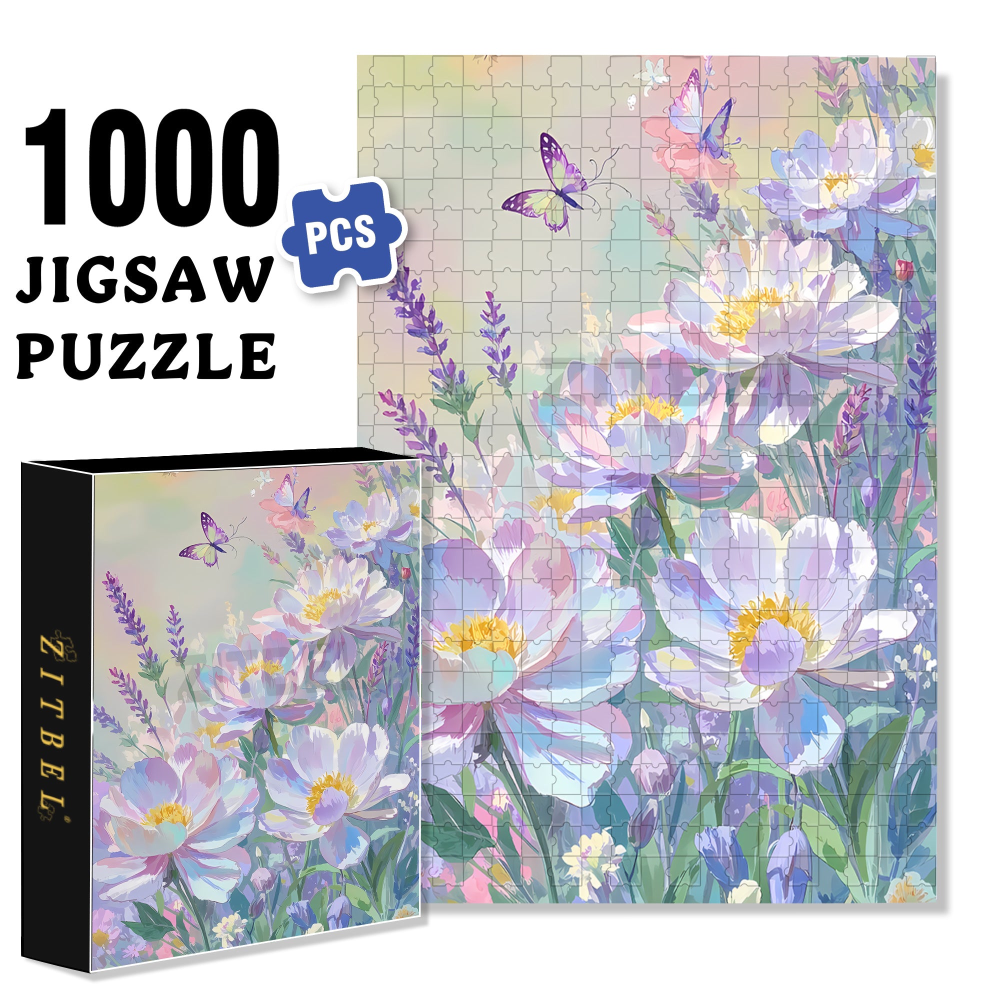 Breeze 500pcs/1000pcs Jigsaw Puzzle, Scratch-Resistant, Interactive Family Game & Brain-Boosting DIY Decor, Perfect for Halloween, Christmas & New Year Gifts, Family Puzzle Game