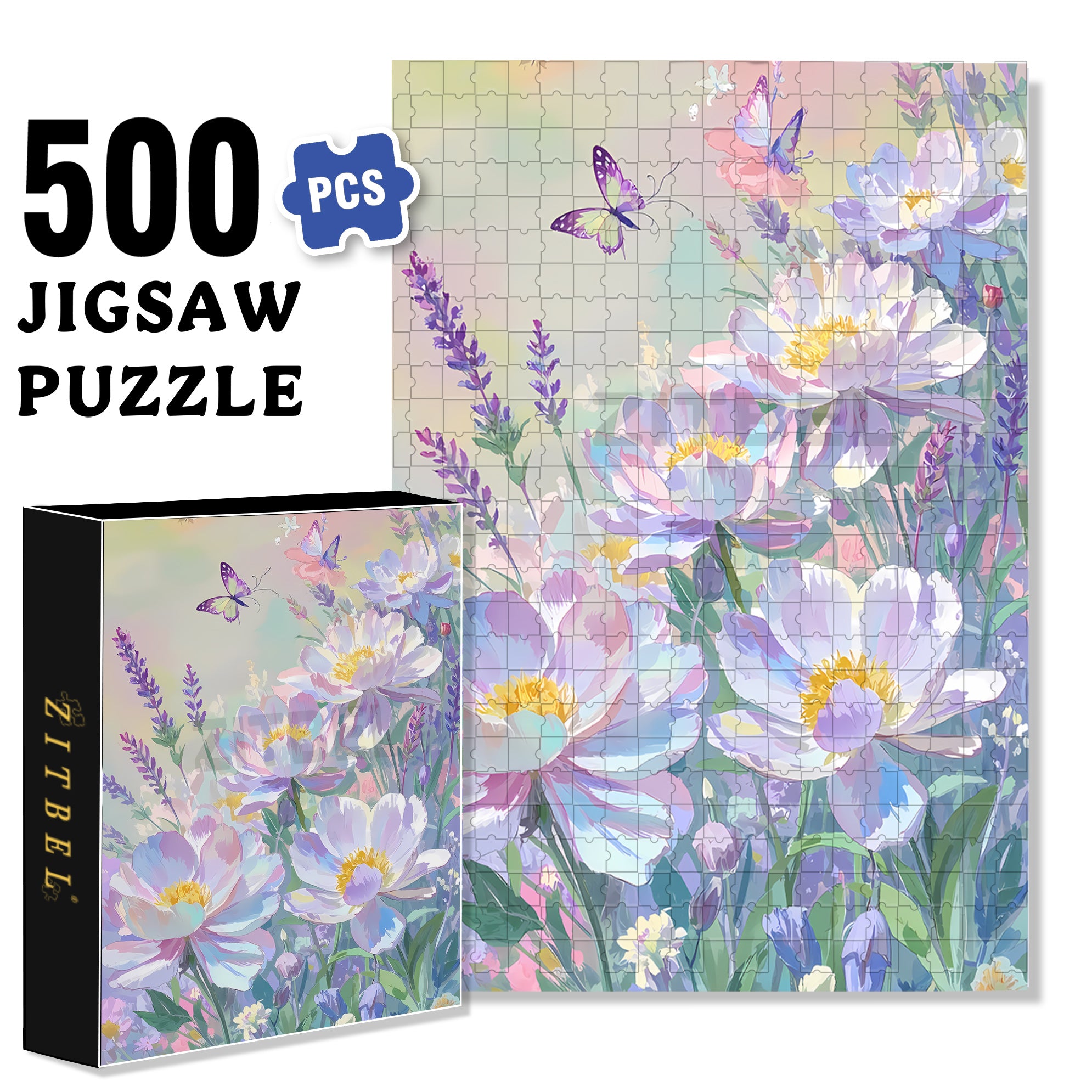 Breeze 500pcs/1000pcs Jigsaw Puzzle, Scratch-Resistant, Interactive Family Game & Brain-Boosting DIY Decor, Perfect for Halloween, Christmas & New Year Gifts, Family Puzzle Game