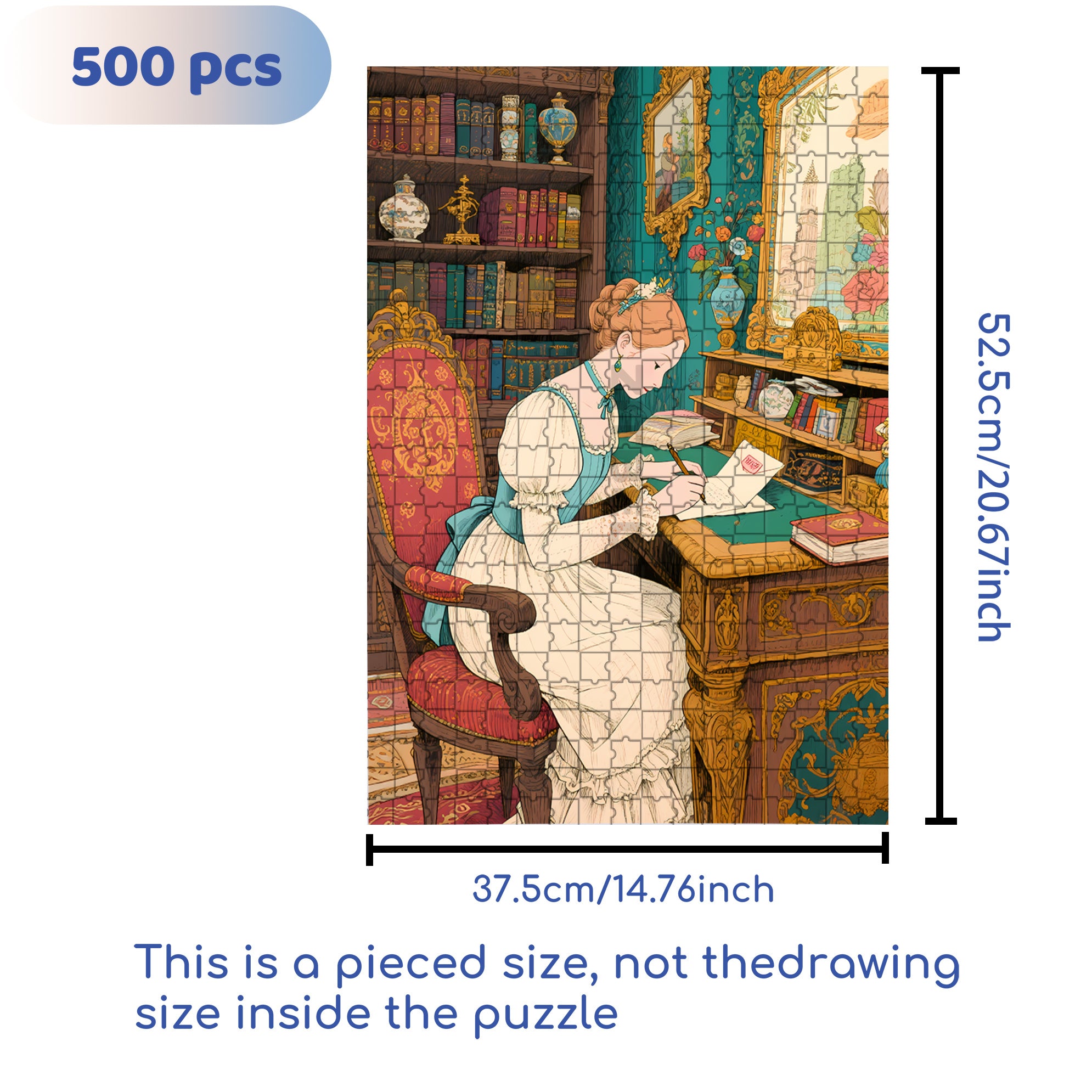 Concentrated 500pcs/1000pcs Jigsaw Puzzle, Scratch-Resistant, Interactive Family Game & Brain-Boosting DIY Decor, Perfect for Halloween, Christmas & New Year Gifts, Family Puzzle Game