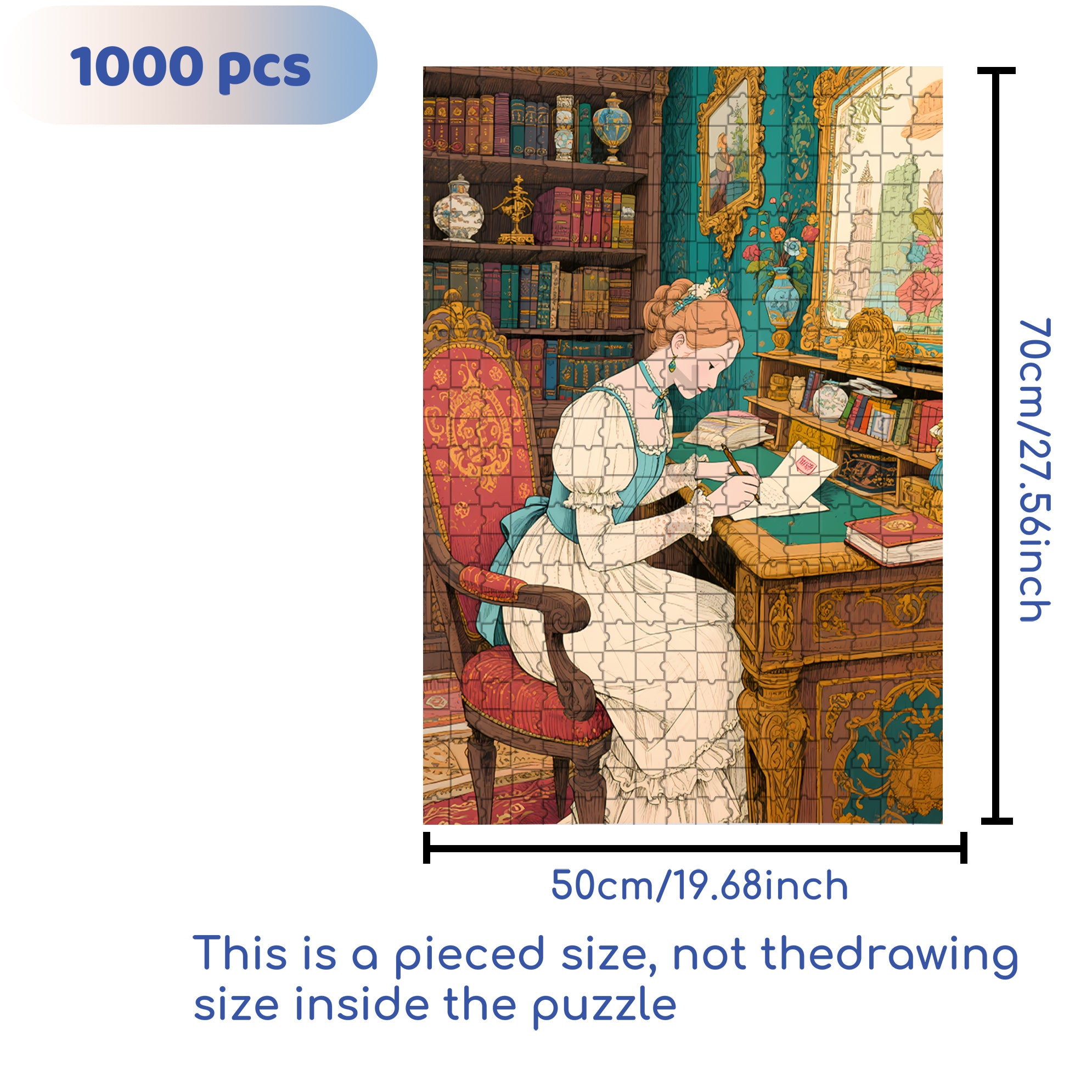 Concentrated 500pcs/1000pcs Jigsaw Puzzle, Scratch-Resistant, Interactive Family Game & Brain-Boosting DIY Decor, Perfect for Halloween, Christmas & New Year Gifts, Family Puzzle Game